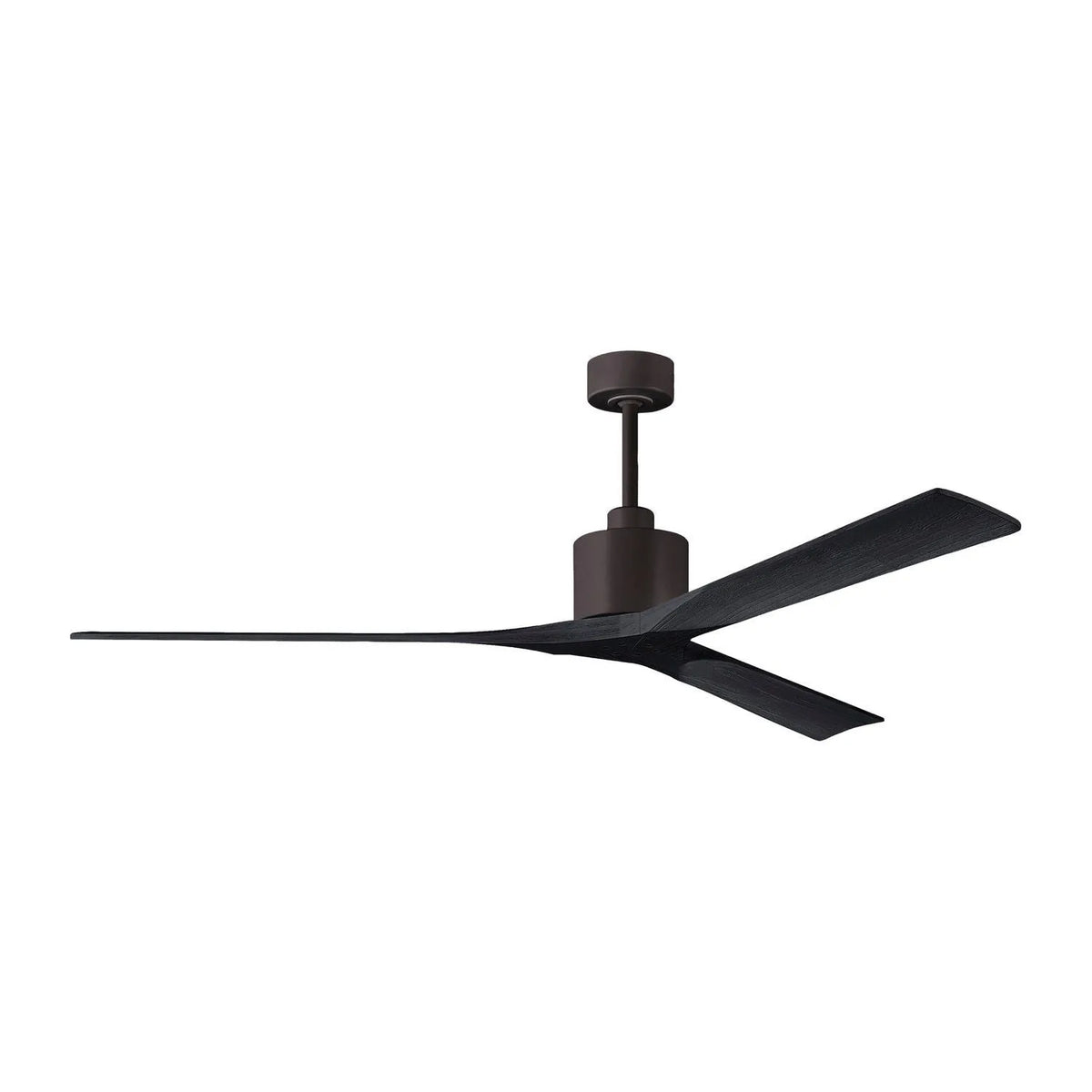 Matthews Fan Company - Nan XL Ceiling Fan - NKXL-BK-BK-72 | Montreal Lighting & Hardware