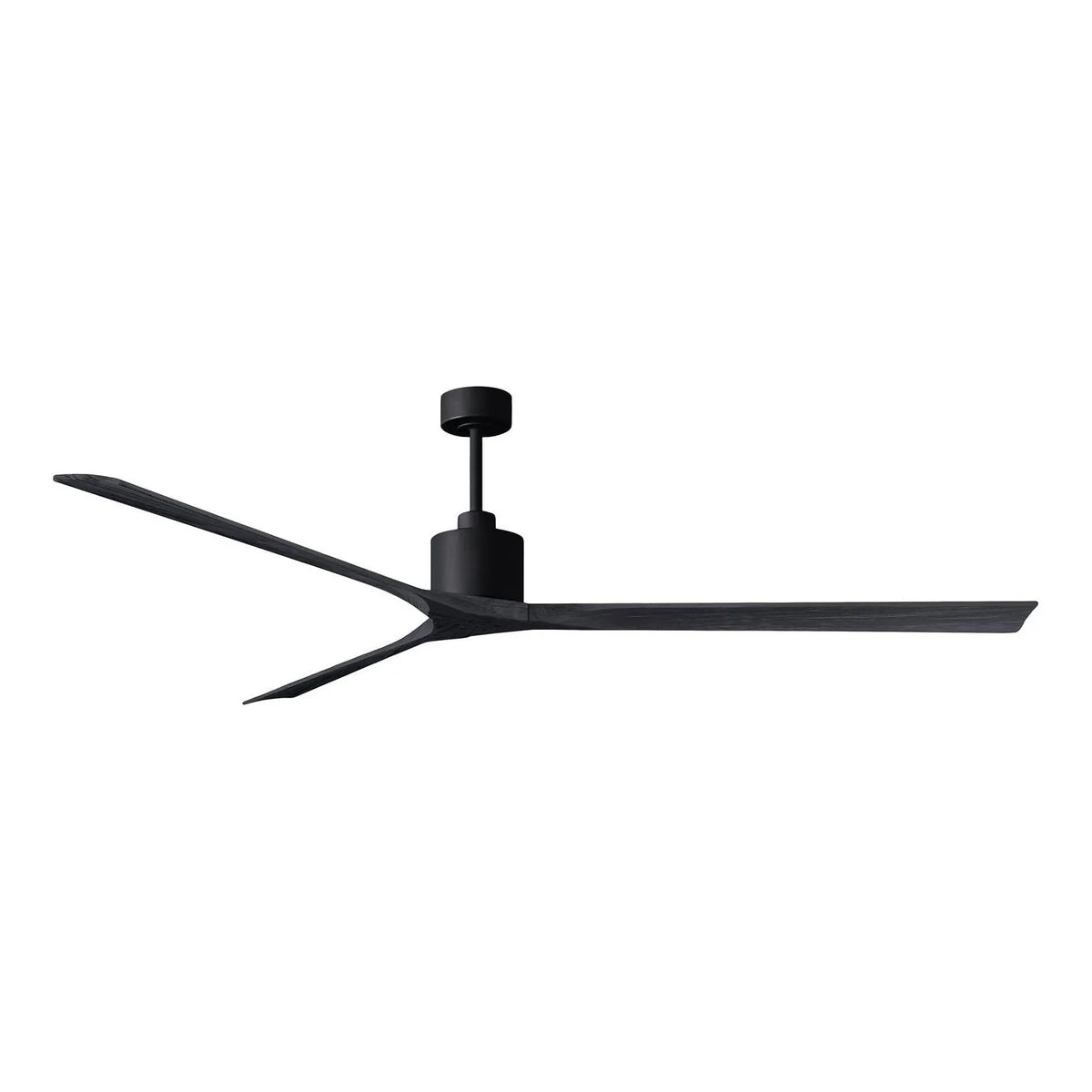 Matthews Fan Company - Nan XL Ceiling Fan - NKXL-BK-BK-90 | Montreal Lighting & Hardware