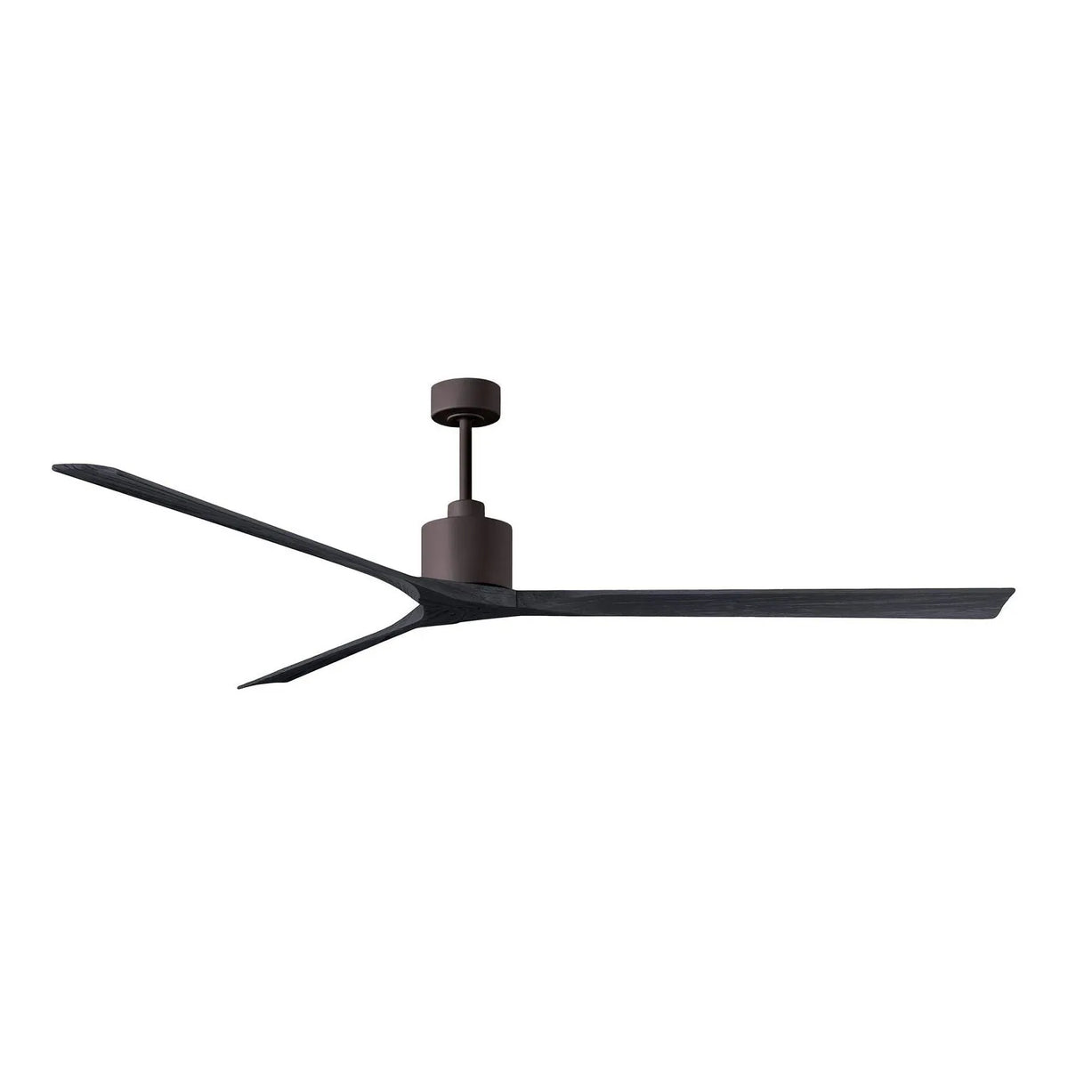 Matthews Fan Company - Nan XL Ceiling Fan - NKXL-BK-BK-90 | Montreal Lighting & Hardware