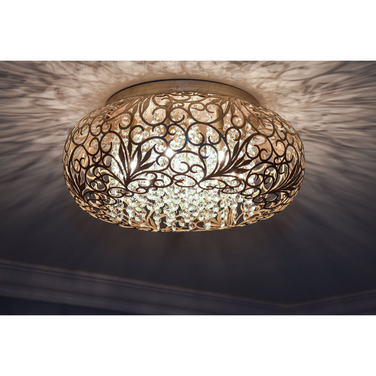 Maxim Lighting - Arabesque Flush Mount - 24150BCGS | Montreal Lighting & Hardware