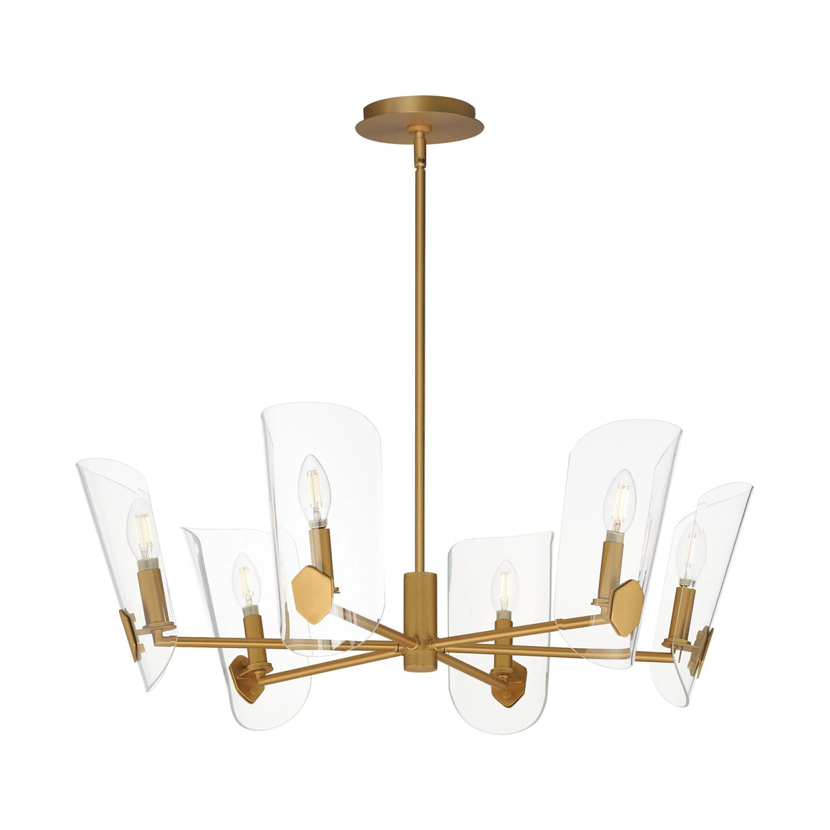 Maxim Lighting - Armory Chandelier - 32356CLNAB | Montreal Lighting & Hardware