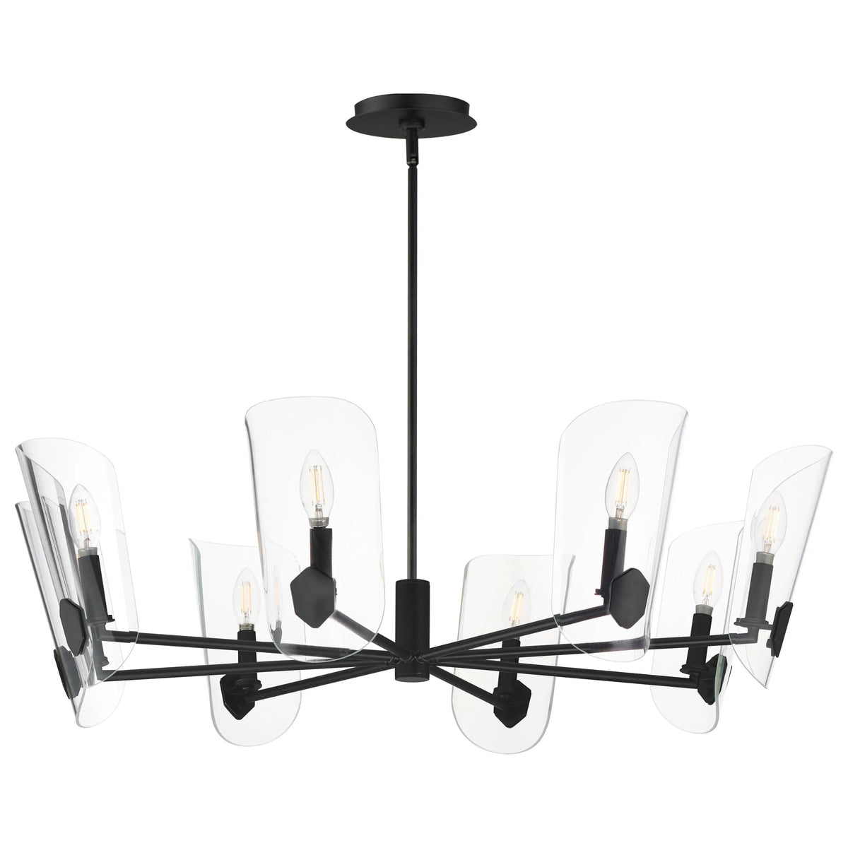 Maxim Lighting - Armory Chandelier - 32358CLBK | Montreal Lighting & Hardware