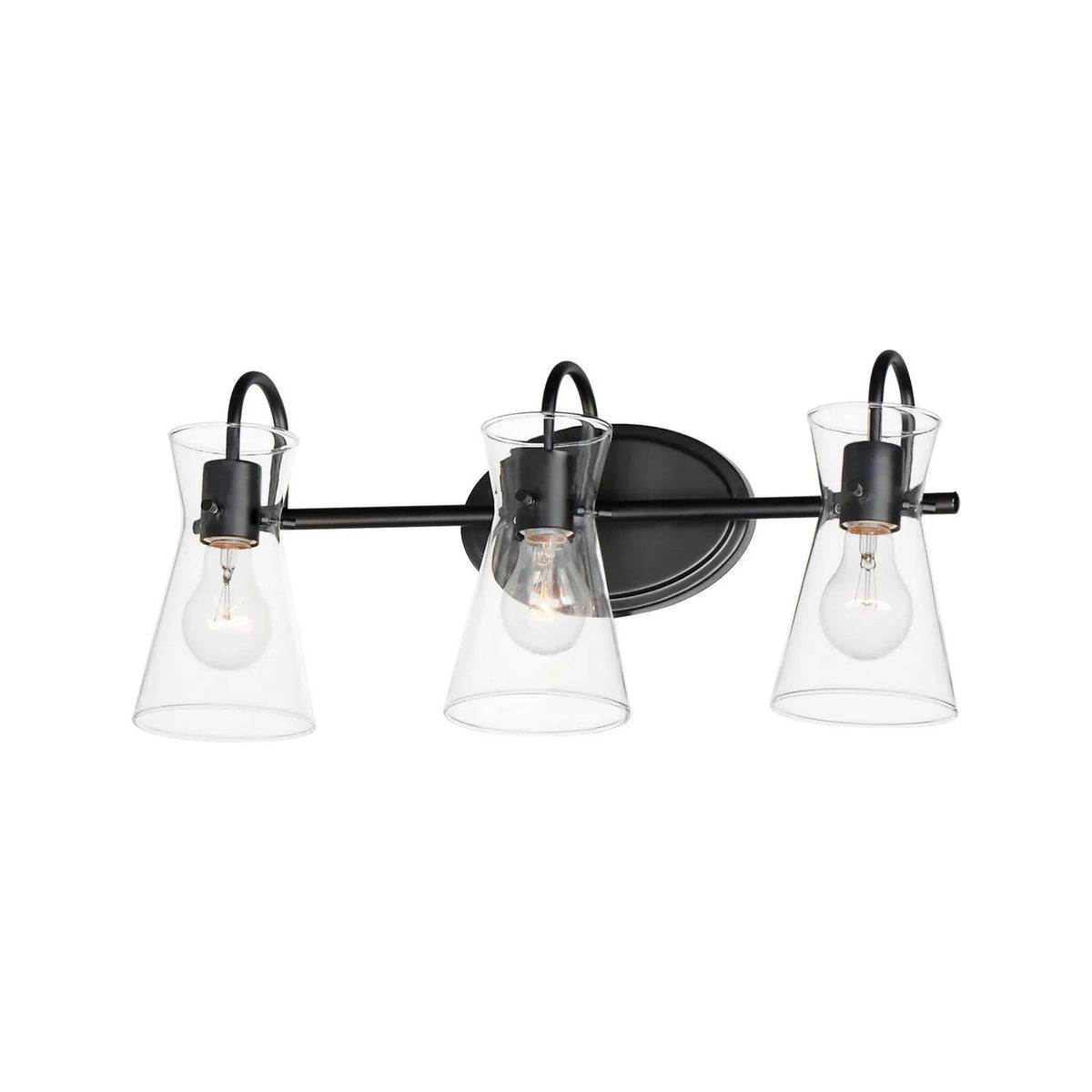 Maxim Lighting - Ava Bath Vanity - 12483CLBK | Montreal Lighting & Hardware