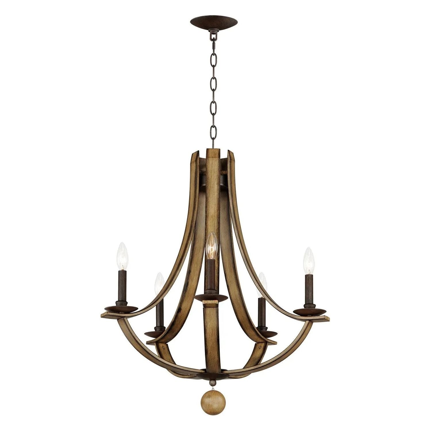 Maxim Lighting - Basque Chandelier - 20345DWAR | Montreal Lighting & Hardware