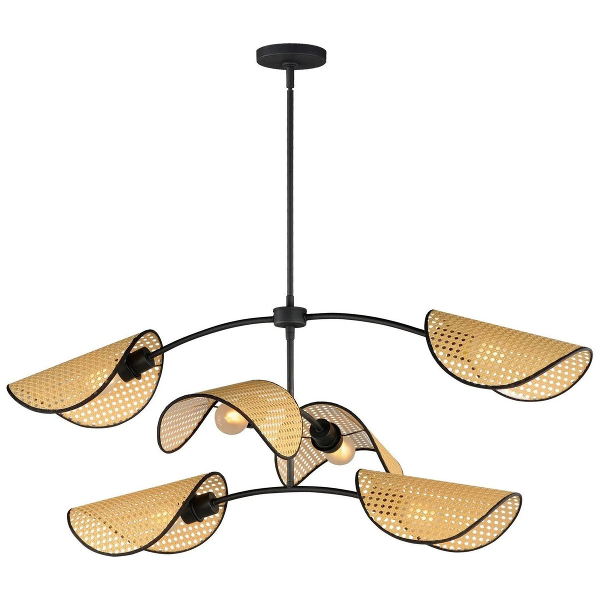 Maxim Lighting - Bonnet Chandelier - 12636NABK | Montreal Lighting & Hardware