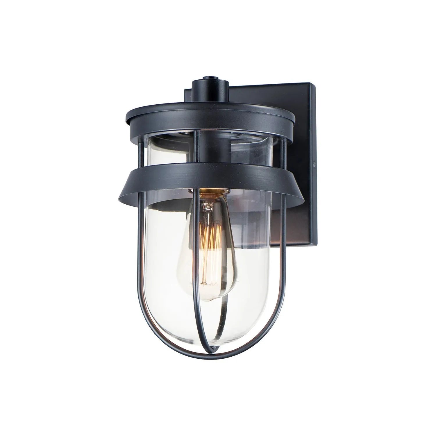 Maxim Lighting - Breakwater Outdoor Wall Lantern - 10265CLBK | Montreal Lighting & Hardware