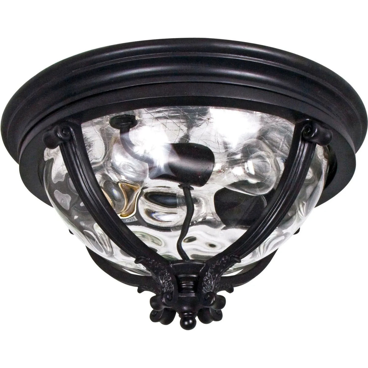 Maxim Lighting - Camden VX Outdoor Ceiling Mount - 41420WGBK | Montreal Lighting & Hardware