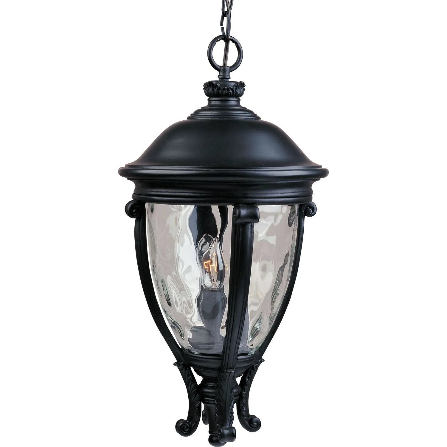 Maxim Lighting - Camden VX Outdoor Hanging Lantern - 41429WGBK | Montreal Lighting & Hardware