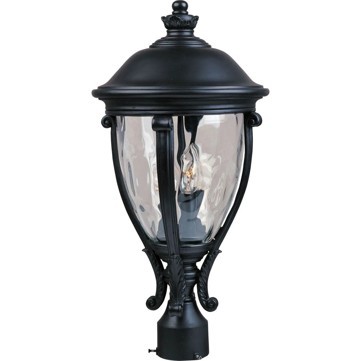 Maxim Lighting - Camden VX Outdoor Pole/Post Lantern - 41421WGBK | Montreal Lighting & Hardware