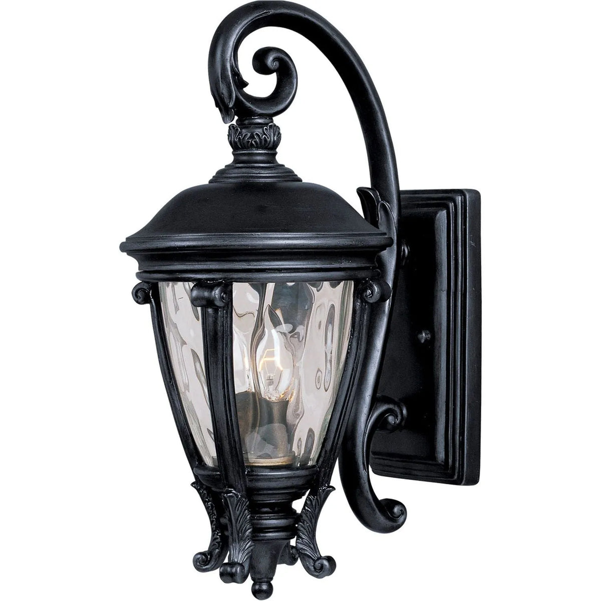 Maxim Lighting - Camden VX Outdoor Wall Lantern - 41424WGBK | Montreal Lighting & Hardware