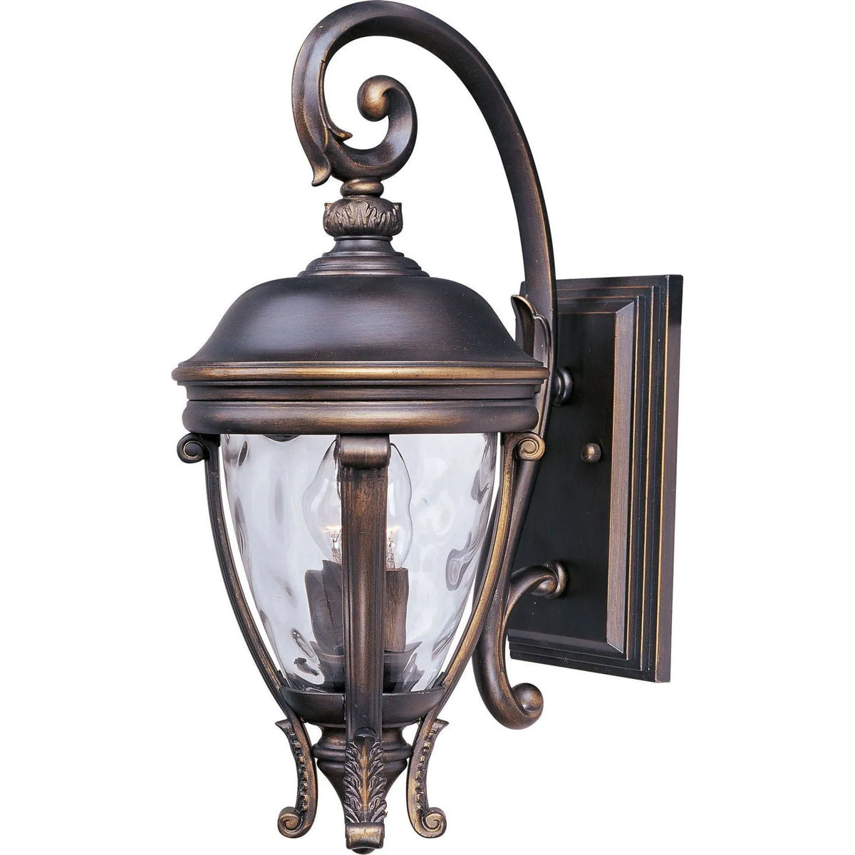 Maxim Lighting - Camden VX Outdoor Wall Lantern - 41424WGGO | Montreal Lighting & Hardware