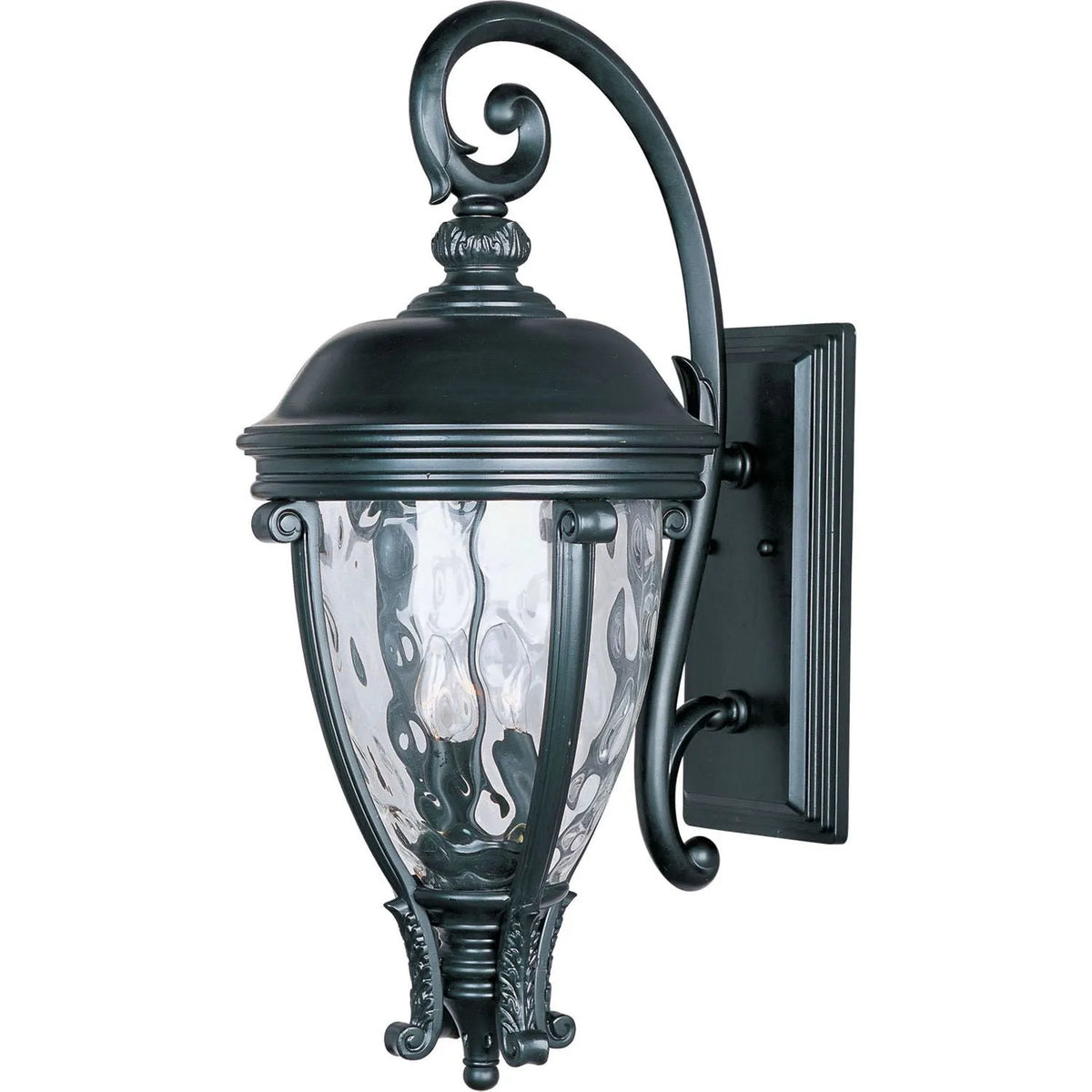 Maxim Lighting - Camden VX Outdoor Wall Lantern - 41426WGBK | Montreal Lighting & Hardware