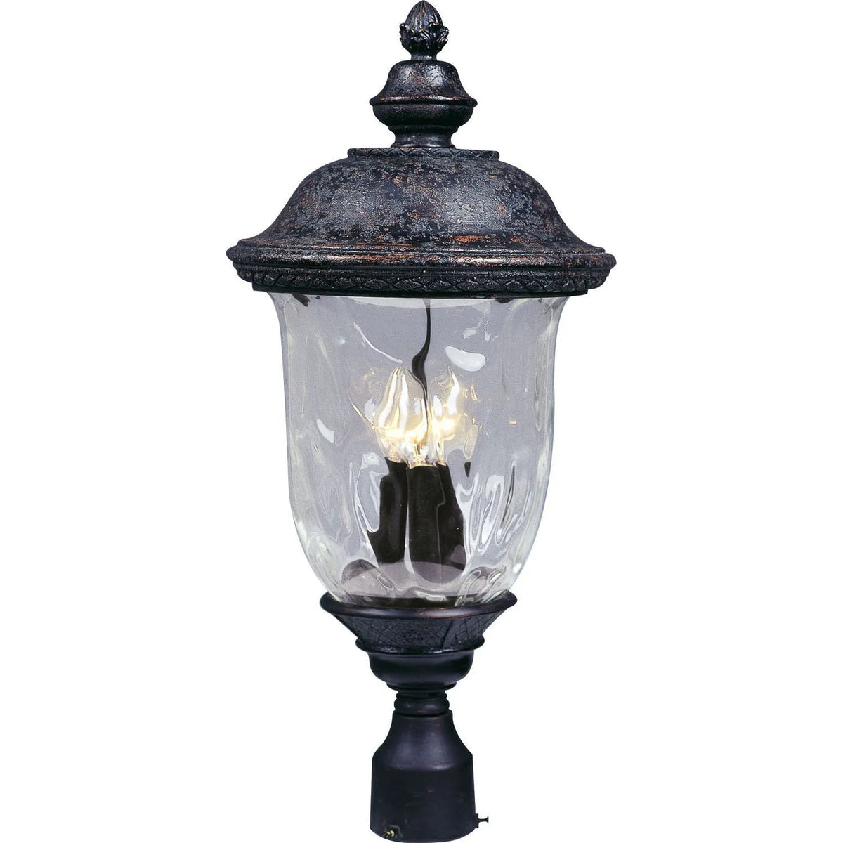 Maxim Lighting - Carriage House DC Outdoor Pole/Post Lantern - 3420WGOB | Montreal Lighting & Hardware