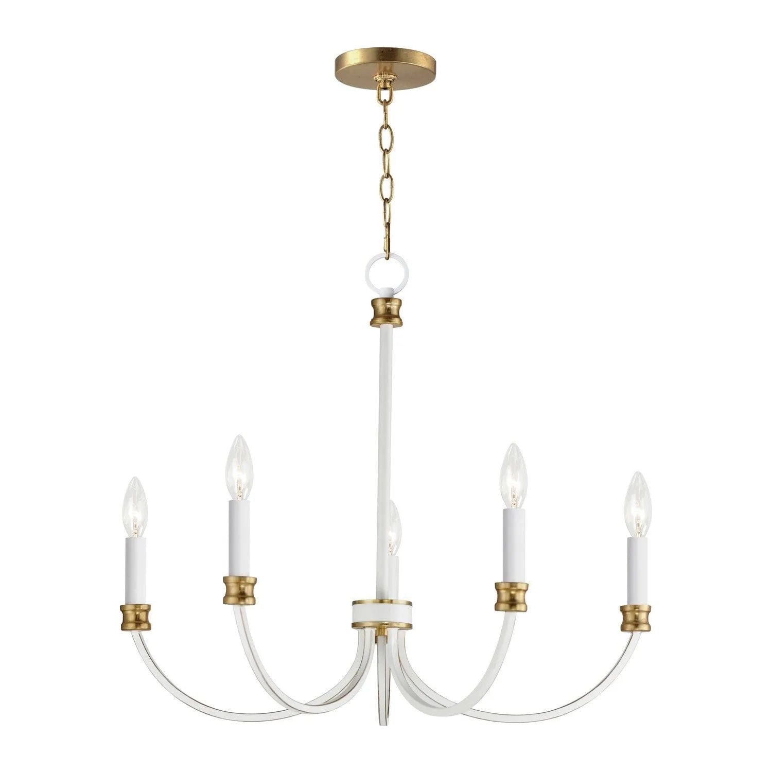 Maxim Lighting - Charlton Chandelier - 11375WWTGL | Montreal Lighting & Hardware