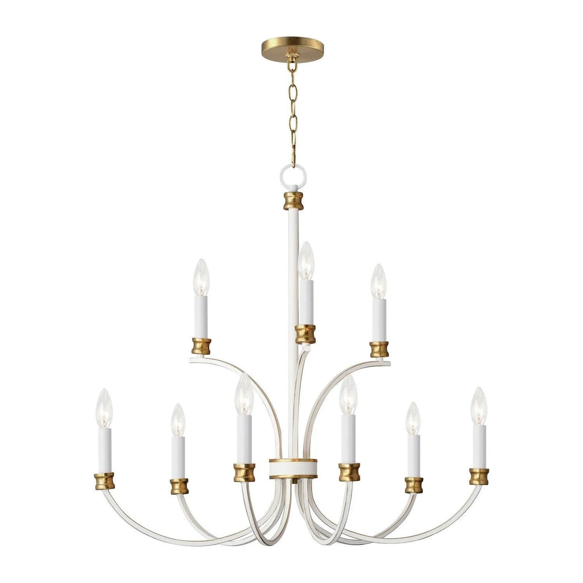 Maxim Lighting - Charlton Chandelier - 11377WWTGL | Montreal Lighting & Hardware