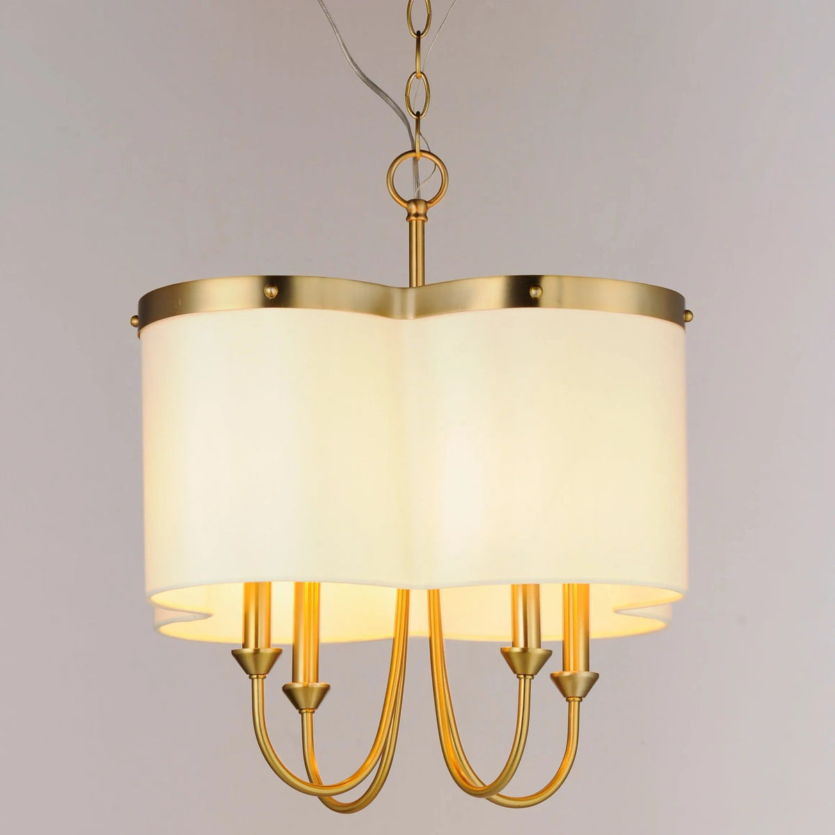 Maxim Lighting - Clover Chandelier - 12246OFSBR | Montreal Lighting & Hardware