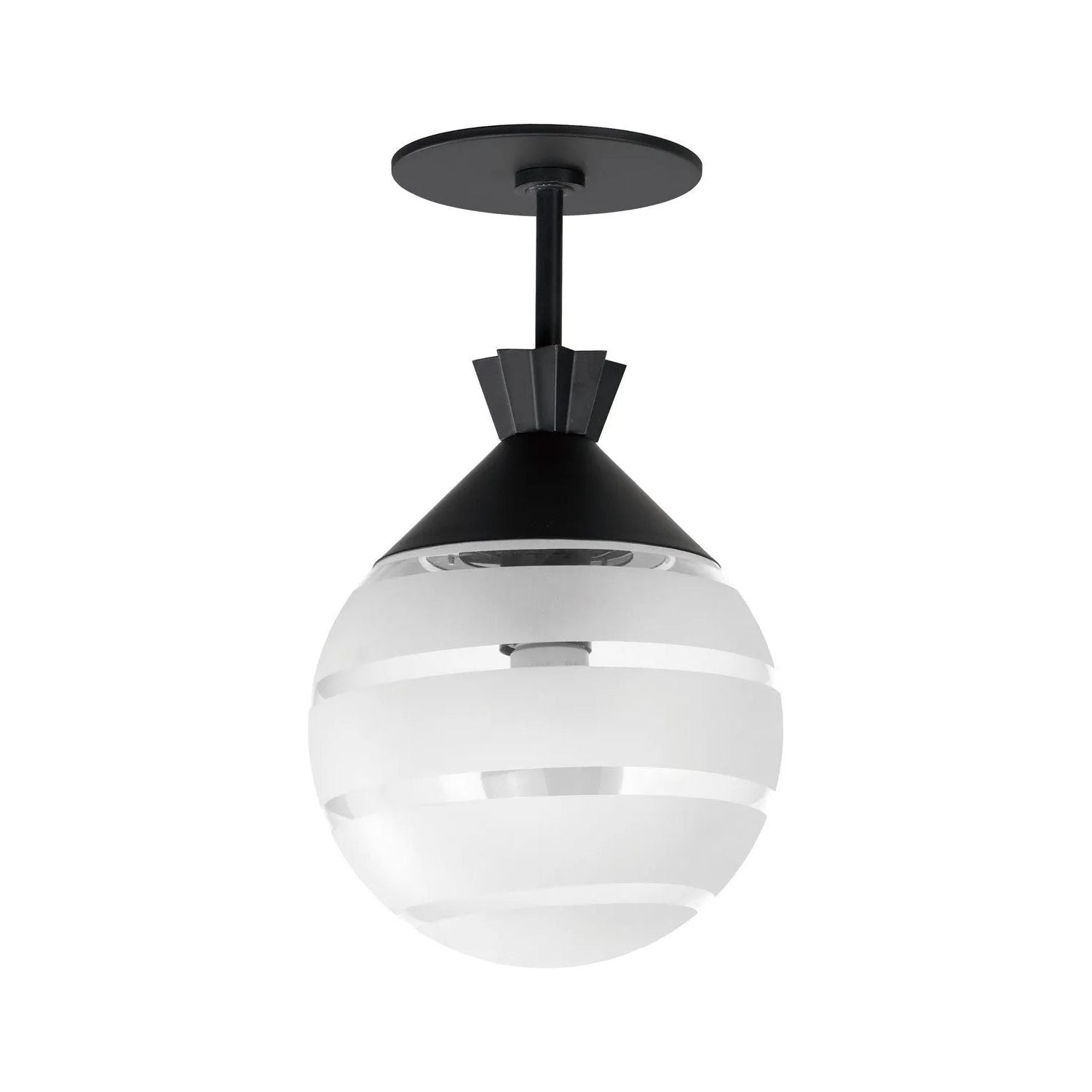 Maxim Lighting - Copacabana Semi-Flush/Pendant - 12441CLFTBK | Montreal Lighting & Hardware