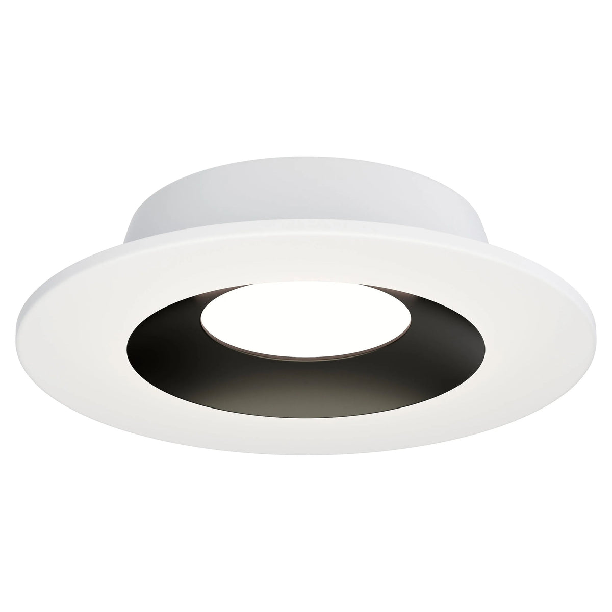 Maxim Lighting - Crisp LED Round Recessed DownLight - 87664WTBK | Montreal Lighting & Hardware