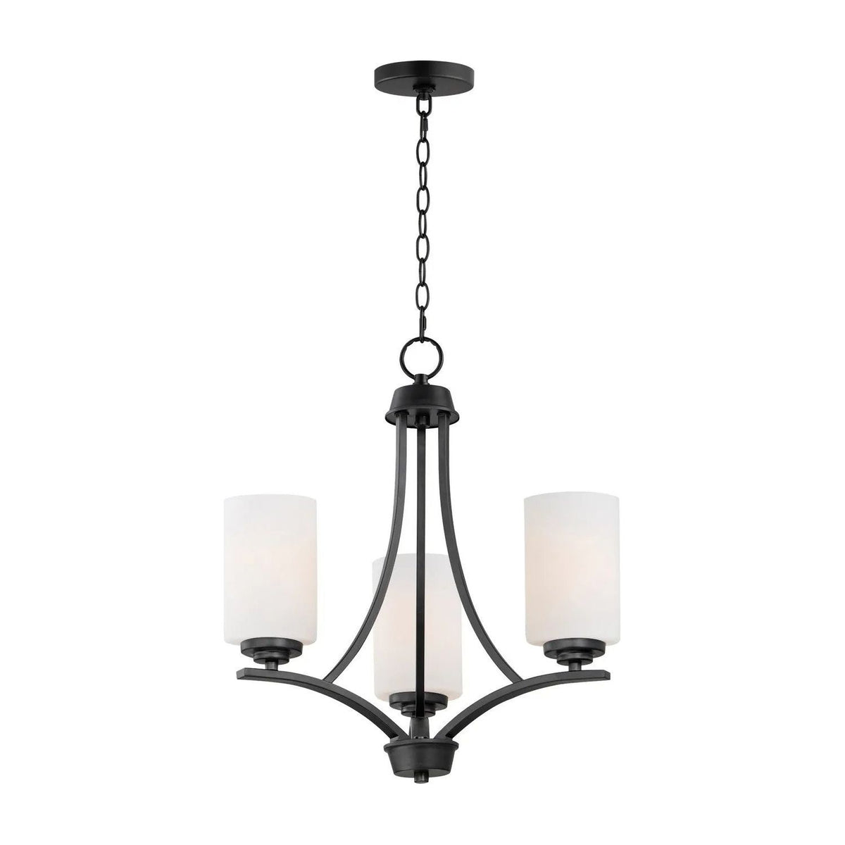 Maxim Lighting - Deven Chandelier - 20033SWBK | Montreal Lighting & Hardware