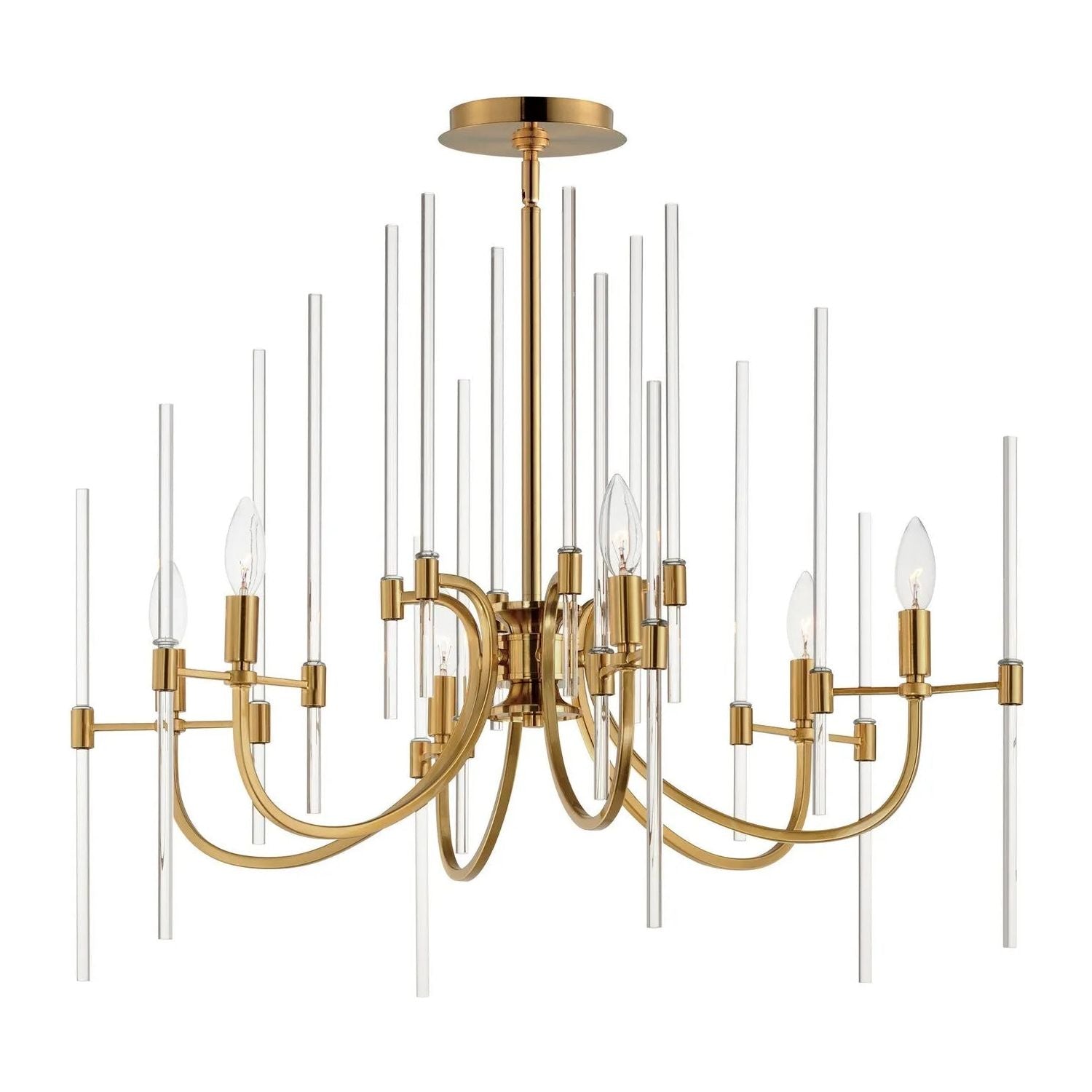 Maxim Lighting - Divine Curved Chandelier - 38407CLHR | Montreal Lighting & Hardware