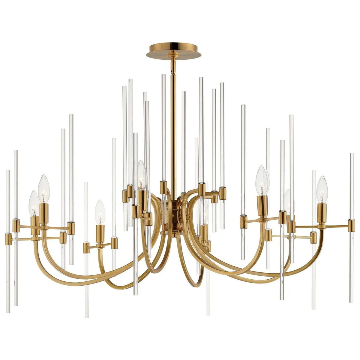 Maxim Lighting - Divine Curved Chandelier - 38408CLHR | Montreal Lighting & Hardware