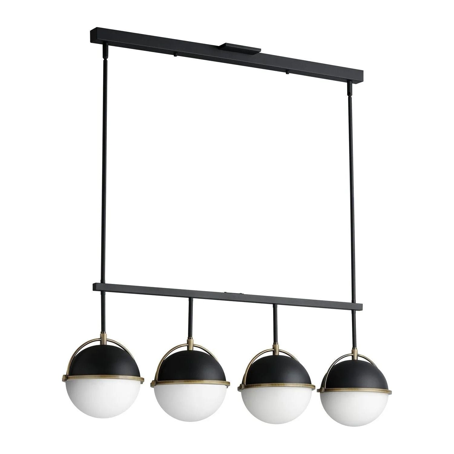 Maxim Lighting - Duke Linear Pendant - 12414SWBKWBR | Montreal Lighting & Hardware