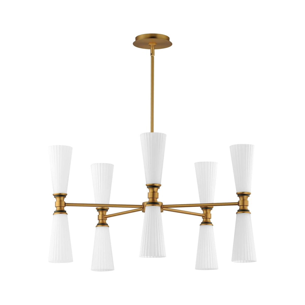 Maxim Lighting - Krevat Chandelier - 24825SWBKNAB | Montreal Lighting & Hardware