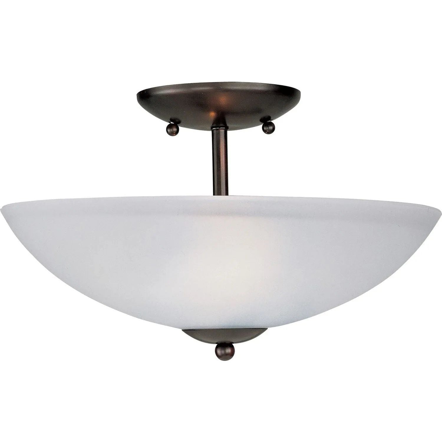 Maxim Lighting - Logan Semi-Flush Mount - 10042FTBK | Montreal Lighting & Hardware