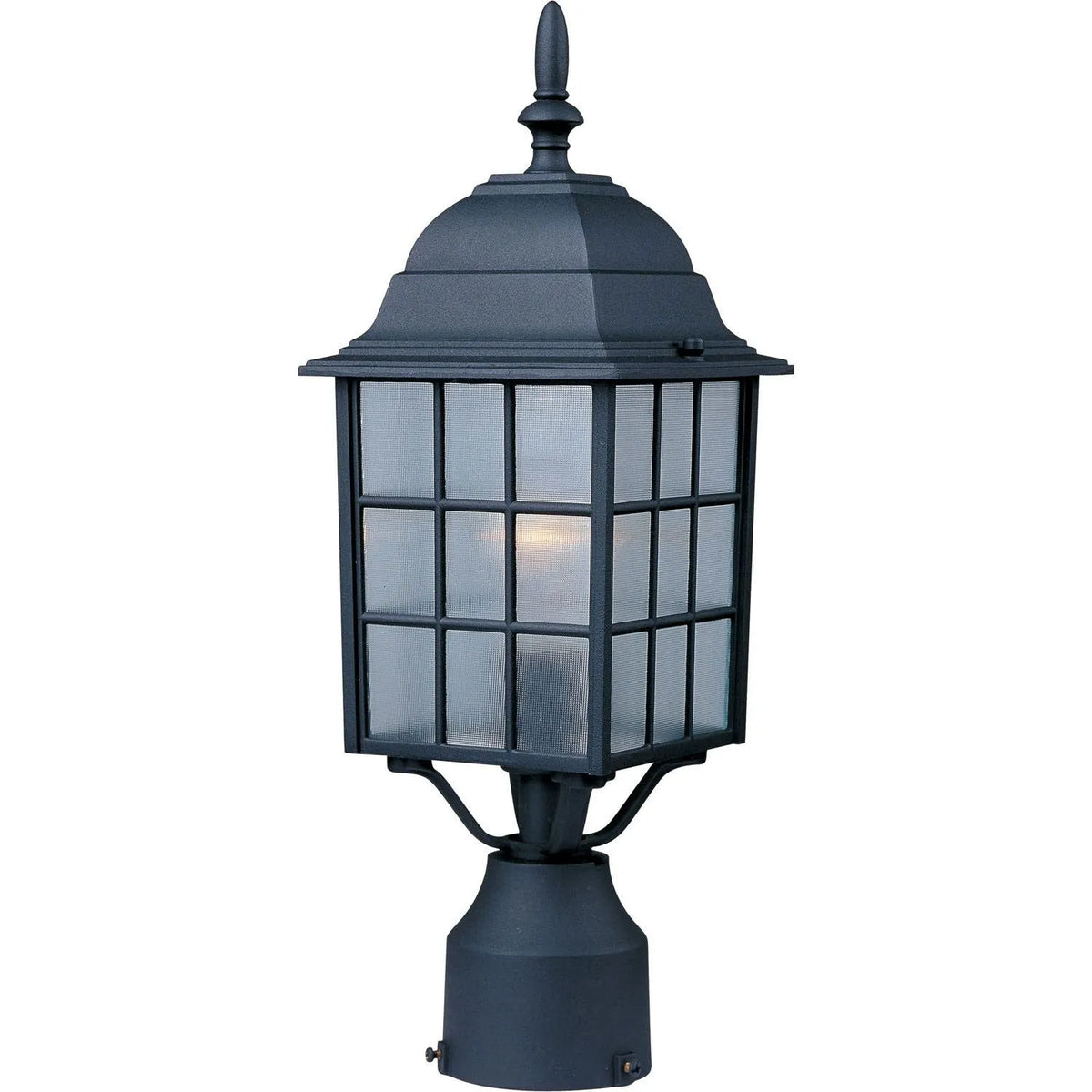 Maxim Lighting - North Church Outdoor Pole/Post Lantern - 1052BK | Montreal Lighting & Hardware