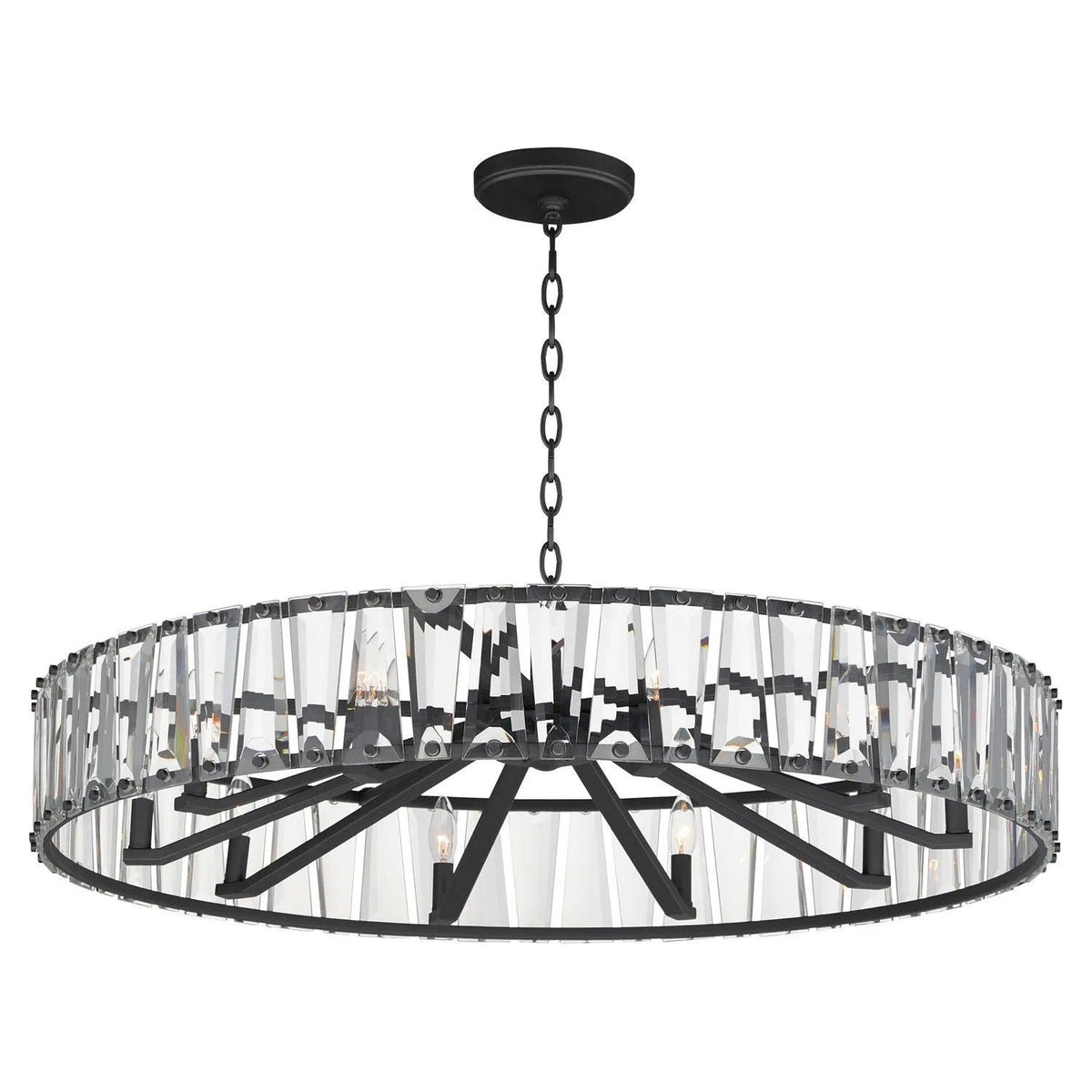 Maxim Lighting - Odeon Chandelier - 21869BCBK | Montreal Lighting & Hardware