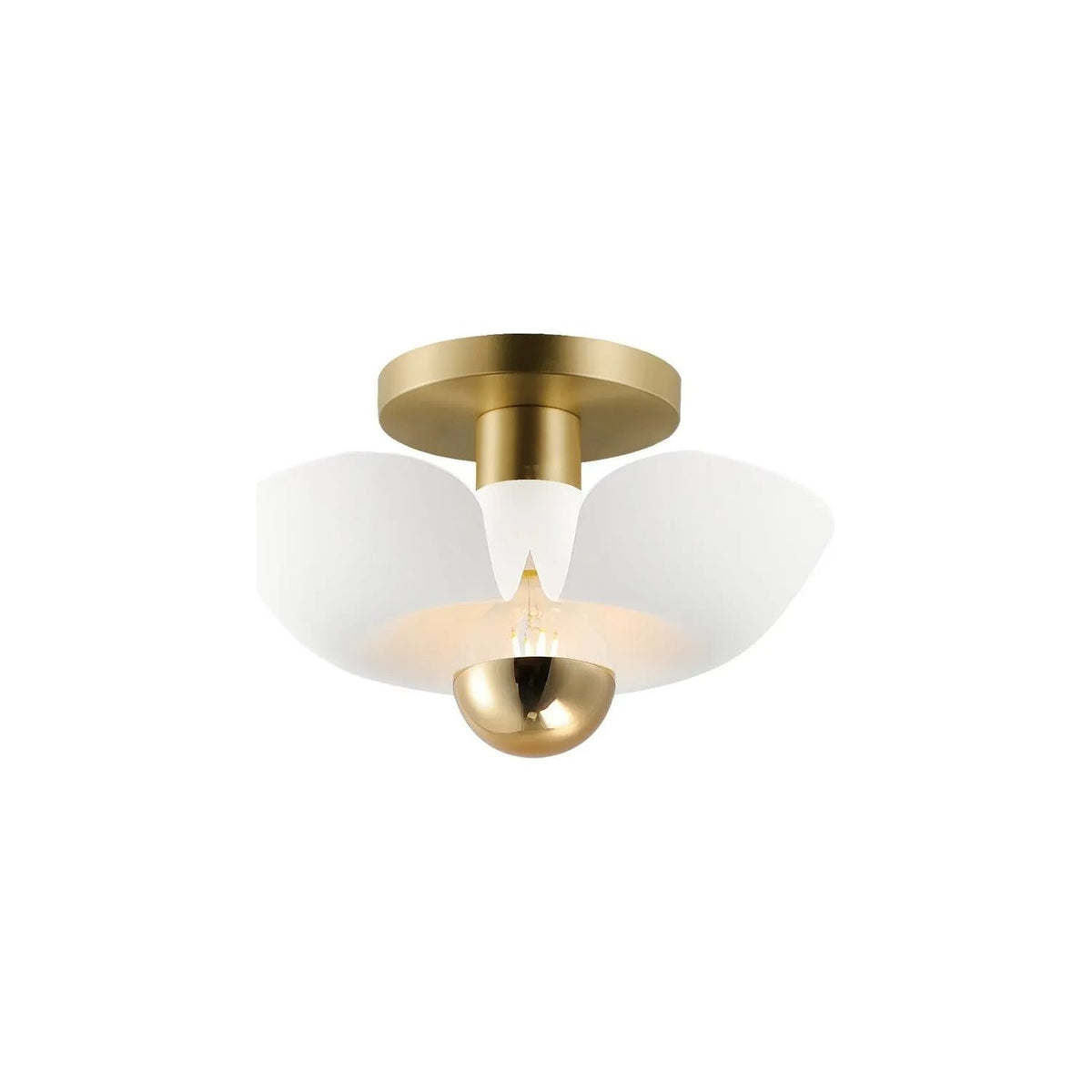 Maxim Lighting - Poppy LED Flush Mount - 11390WTSBR | Montreal Lighting & Hardware