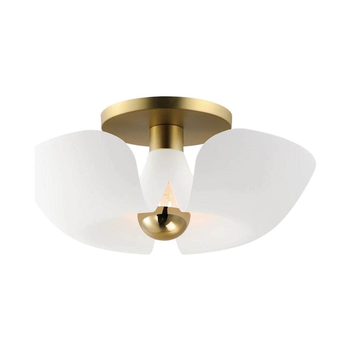 Maxim Lighting - Poppy LED Flush Mount - 11399WTSBR | Montreal Lighting & Hardware