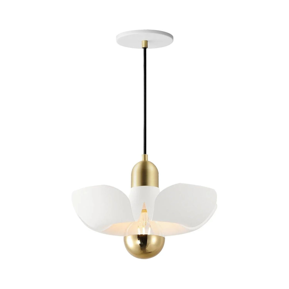 Maxim Lighting - Poppy Small LED Pendant - 11391WTSBR | Montreal Lighting & Hardware