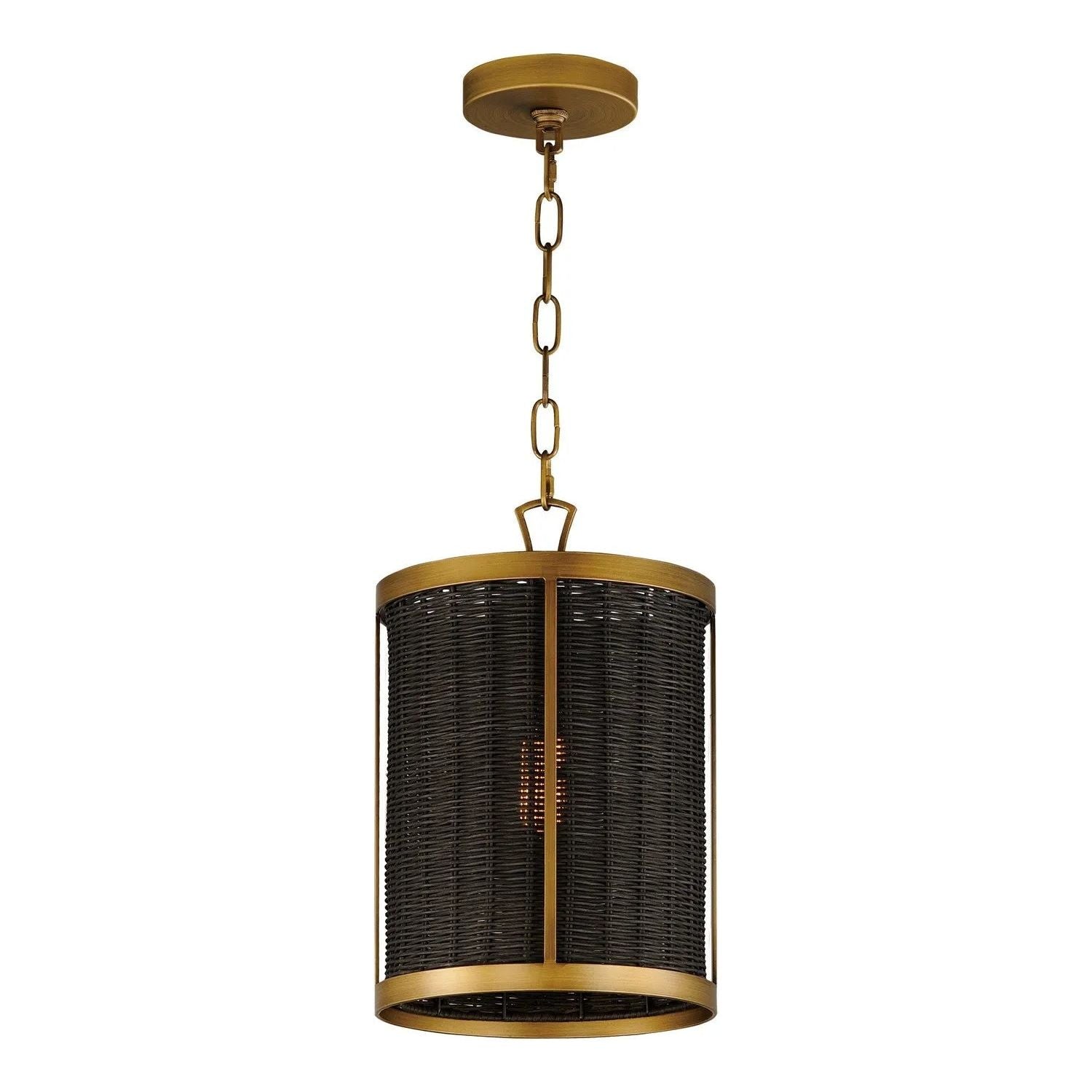 Maxim Lighting - Rattan Pendant - 14462BRNAB | Montreal Lighting & Hardware