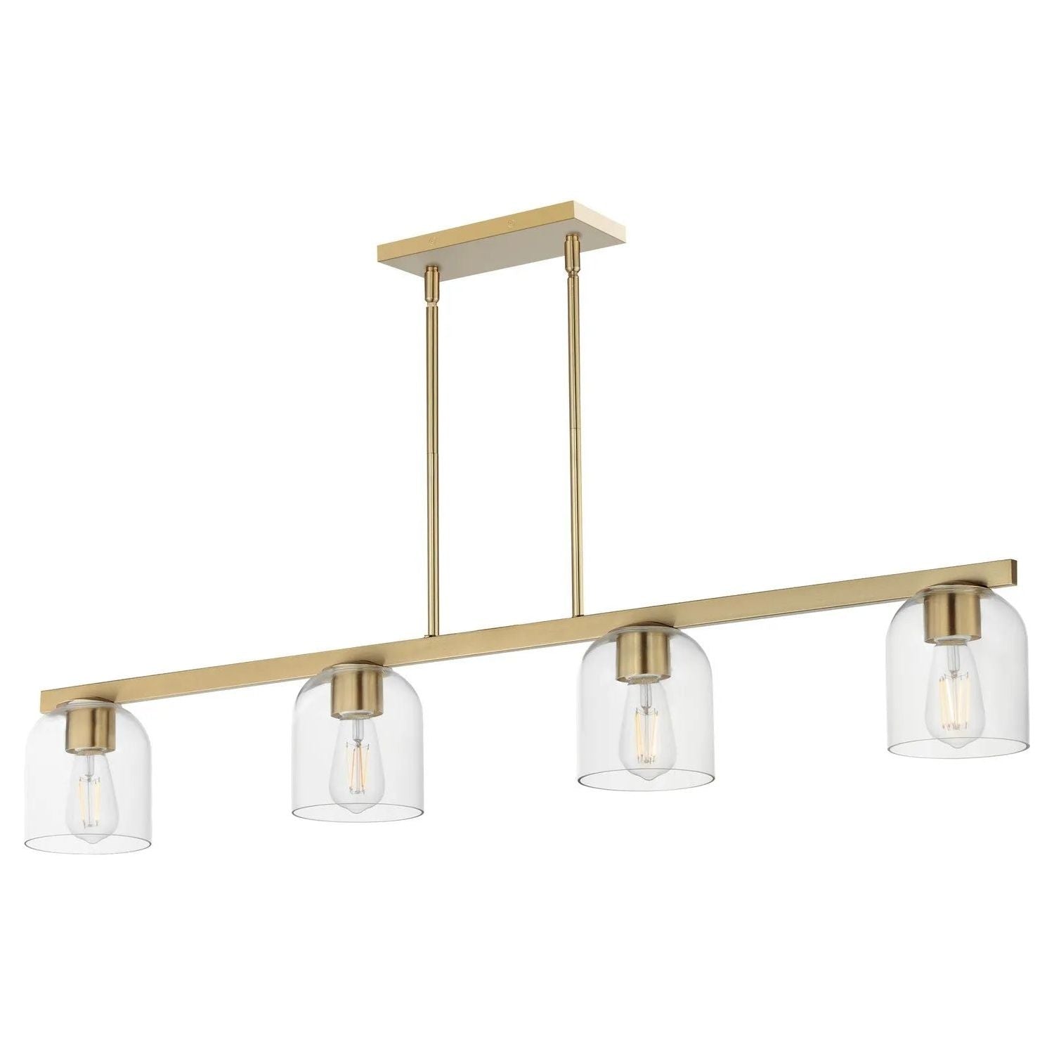 Maxim Lighting - Scoop Linear Pendant - 21236CLNAB | Montreal Lighting & Hardware