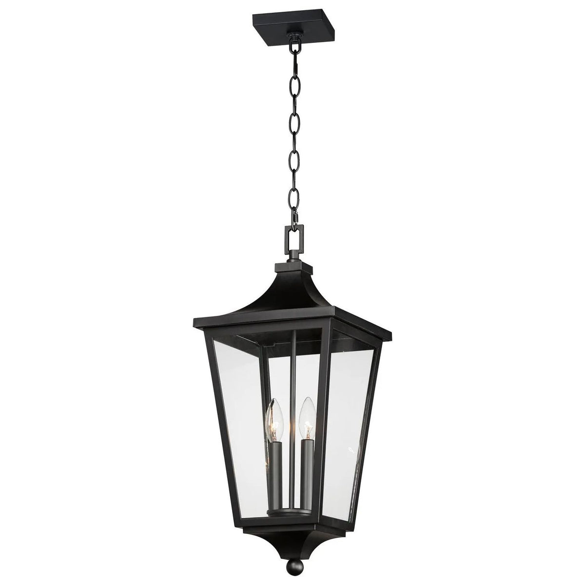 Maxim Lighting - Sutton Place VX Outdoor Hanging Lantern - 40239CLBK | Montreal Lighting & Hardware