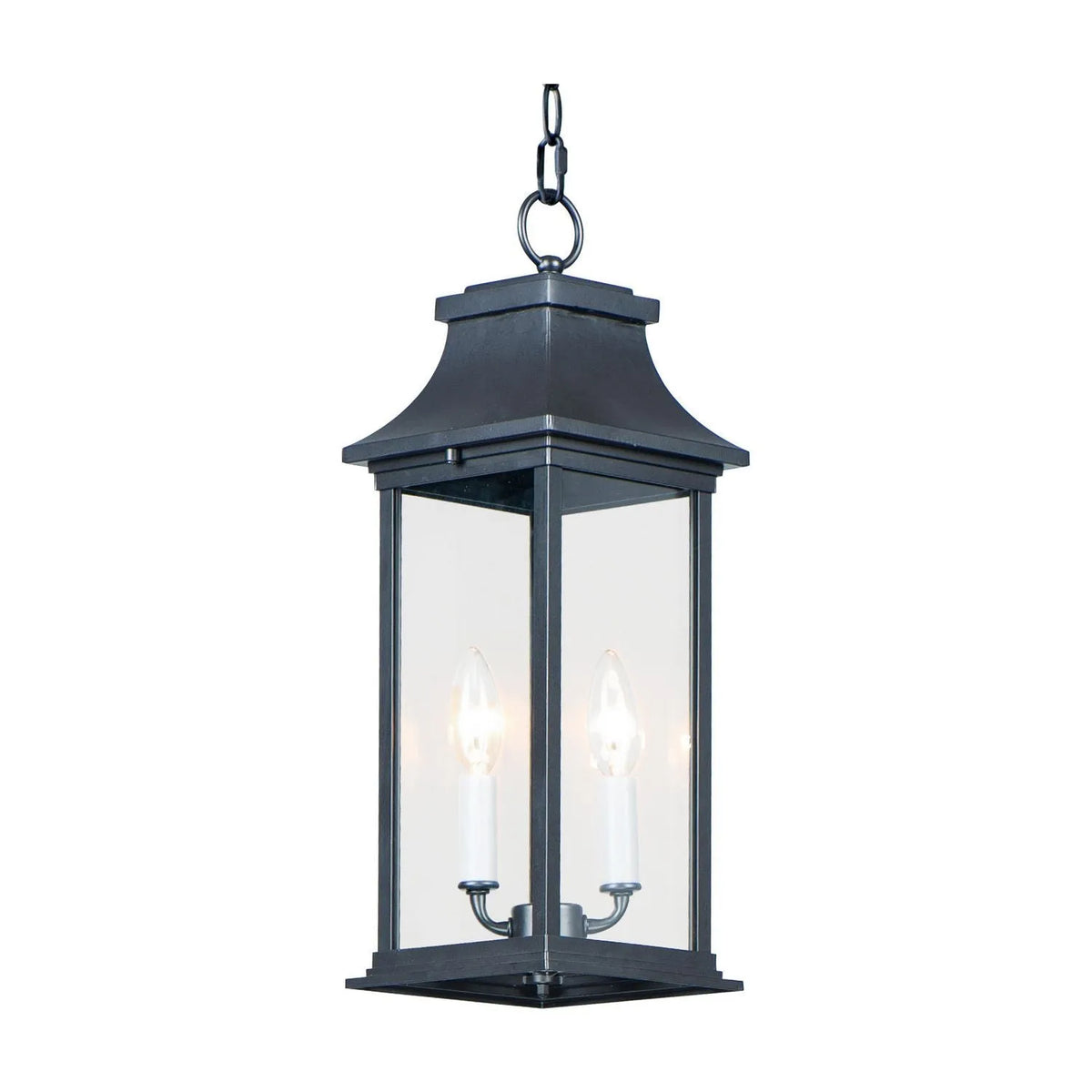 Maxim Lighting - Vicksburg Outdoor Hanging Lantern - 30029CLBK | Montreal Lighting & Hardware