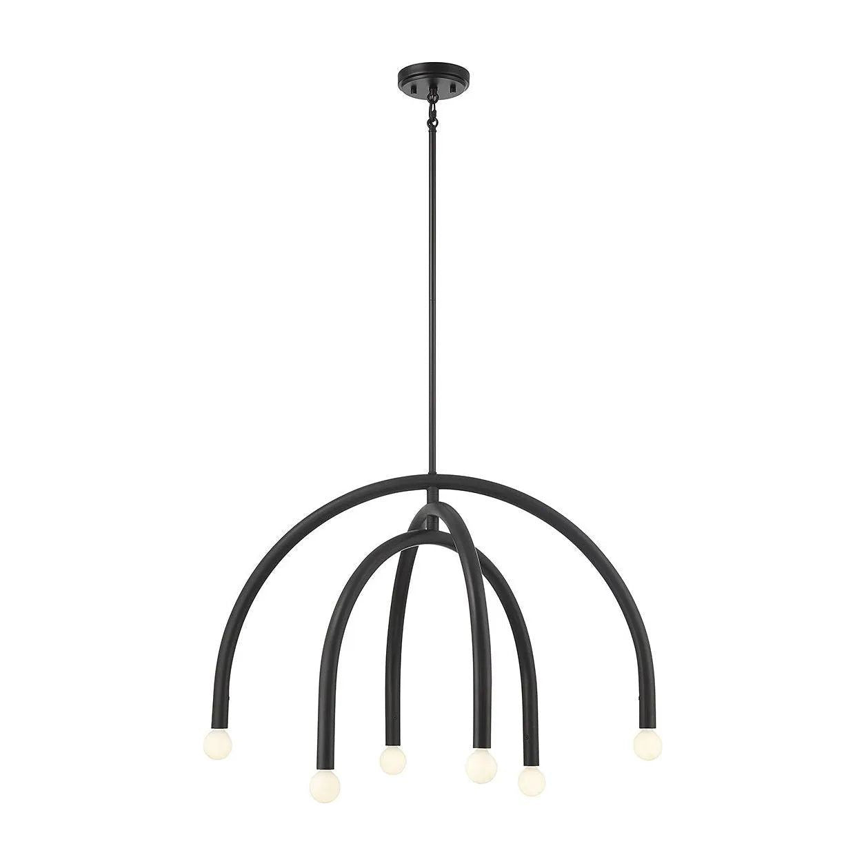 Meridian Lite Trends - Meridian Chandelier - M100115MBK | Montreal Lighting & Hardware