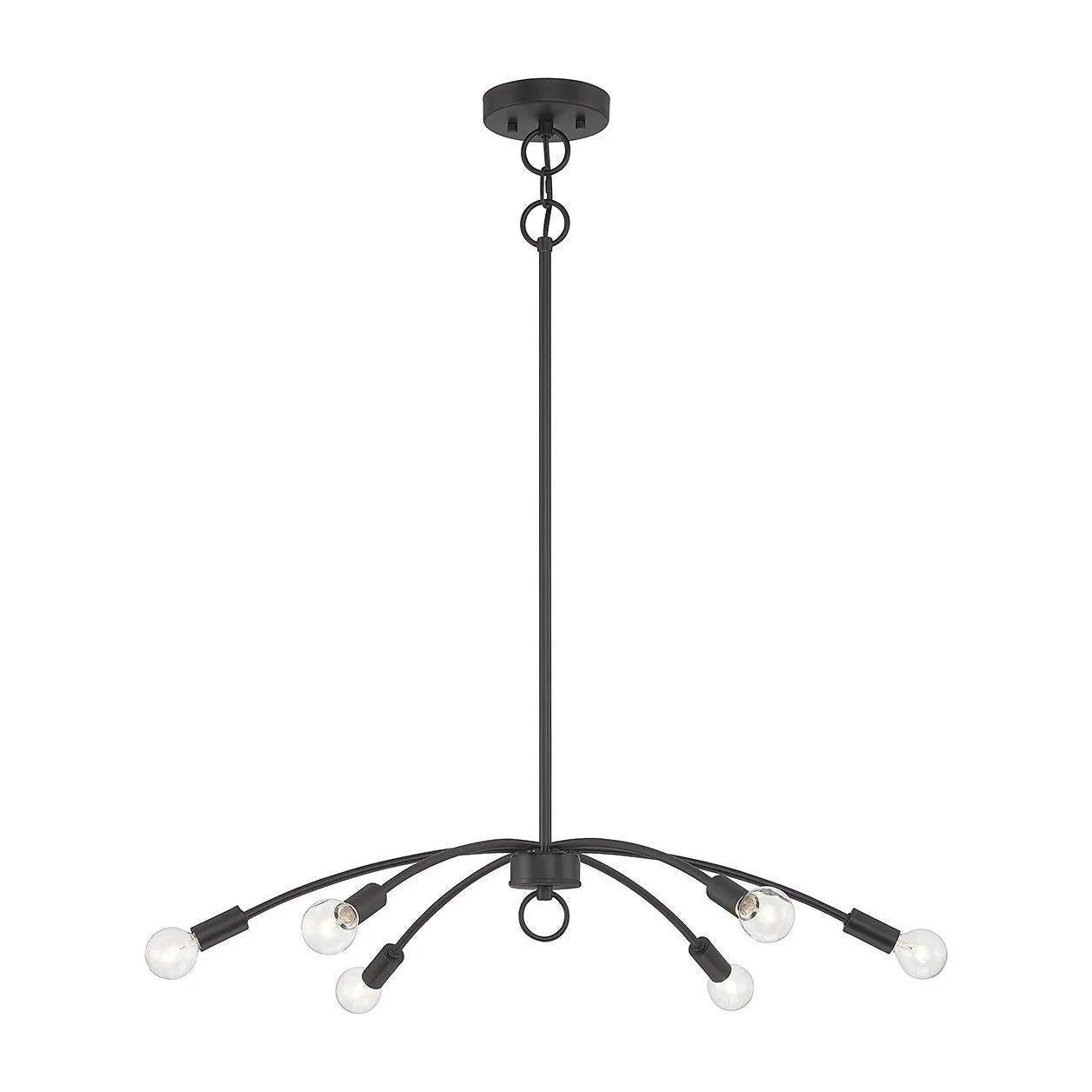 Meridian Lite Trends - Meridian Chandelier - M100116MBK | Montreal Lighting & Hardware