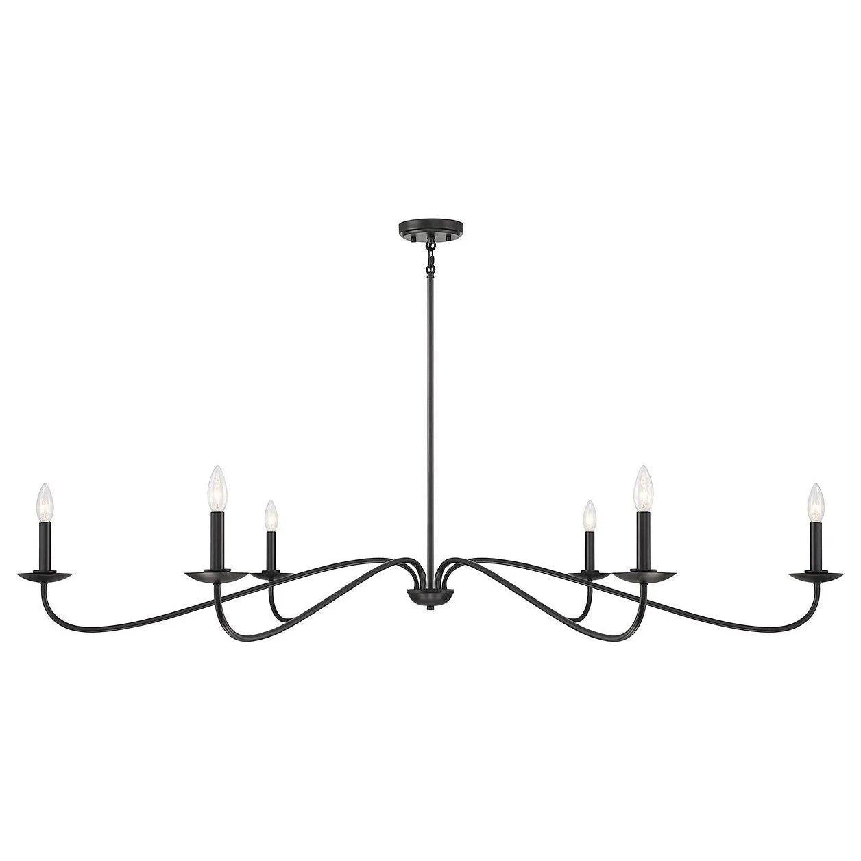 Meridian Lite Trends - Meridian Chandelier - M100119MBK | Montreal Lighting & Hardware