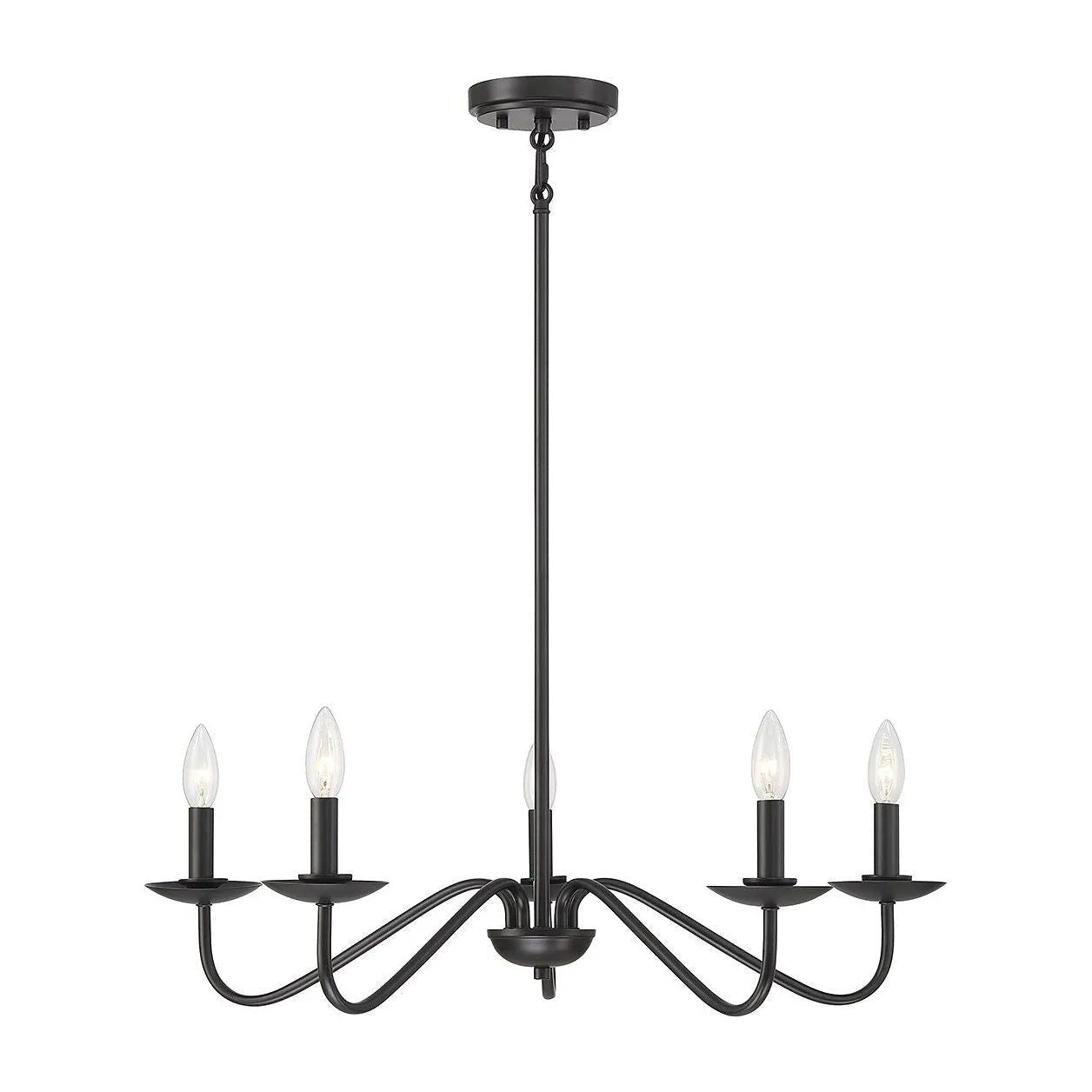 Meridian Lite Trends - Meridian Chandelier - M100120MBK | Montreal Lighting & Hardware