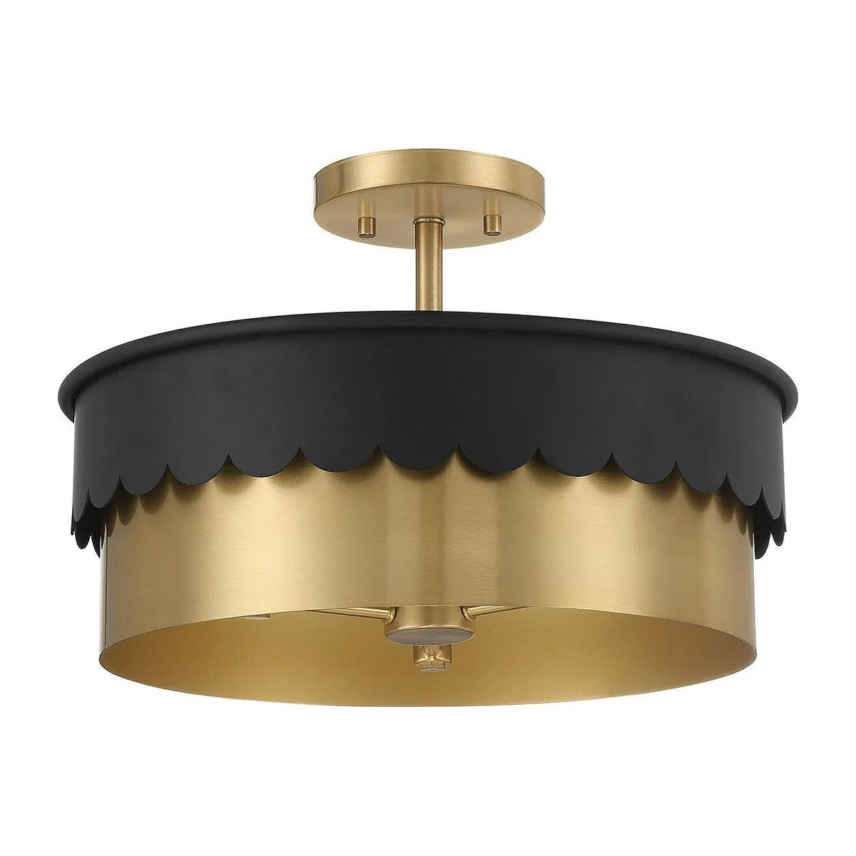 Meridian Lite Trends - Meridian Semi-Flush Mount - M60072MBKNB | Montreal Lighting & Hardware