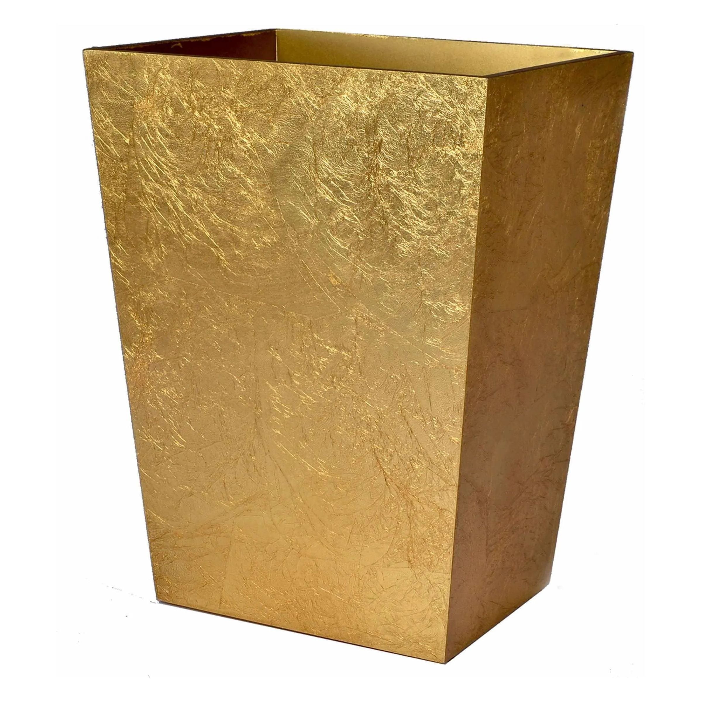 Mike + Ally - EOS Gold Wastebasket - 32061G | Montreal Lighting & Hardware