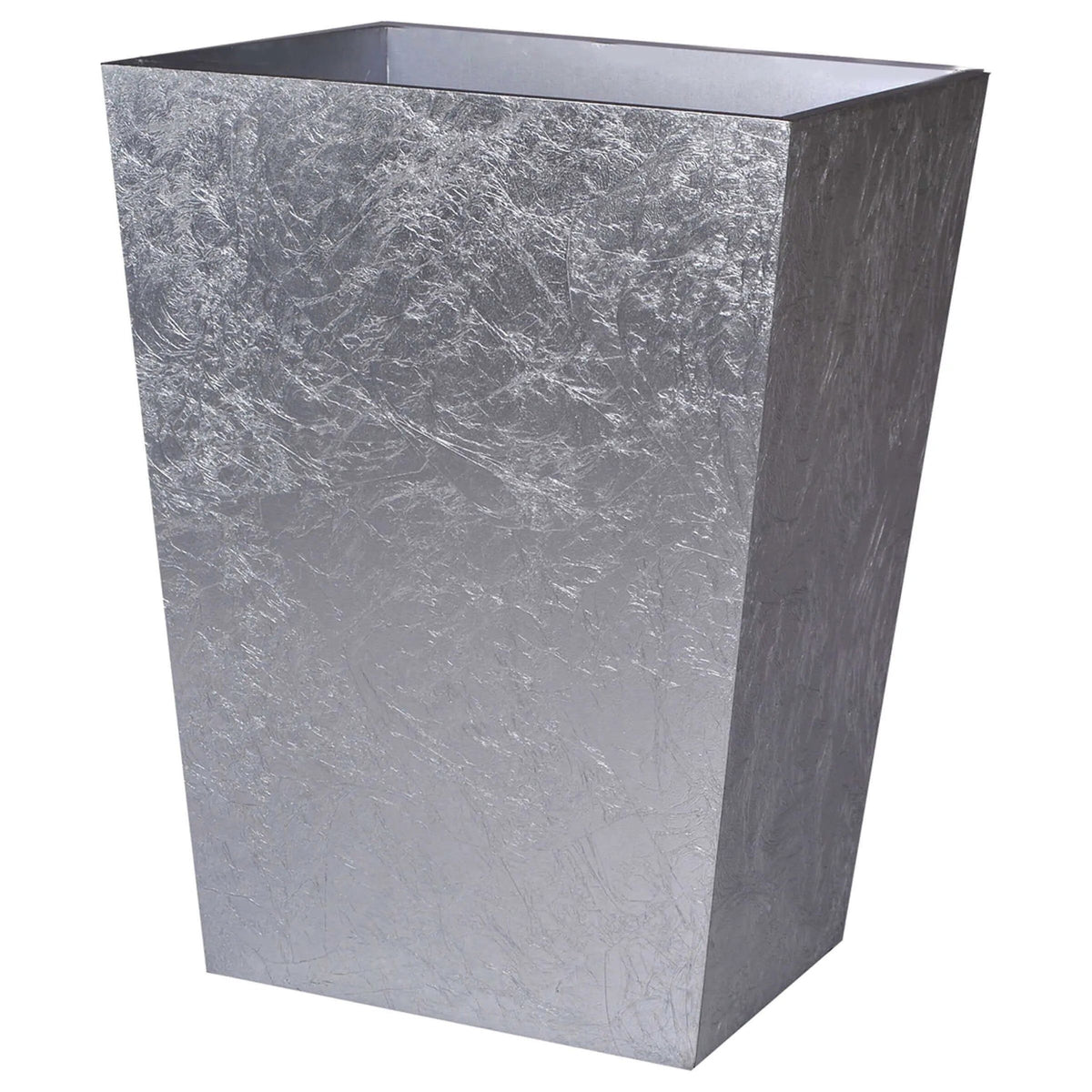 Mike + Ally - EOS Silver Straight Wastebasket - 32061S | Montreal Lighting & Hardware