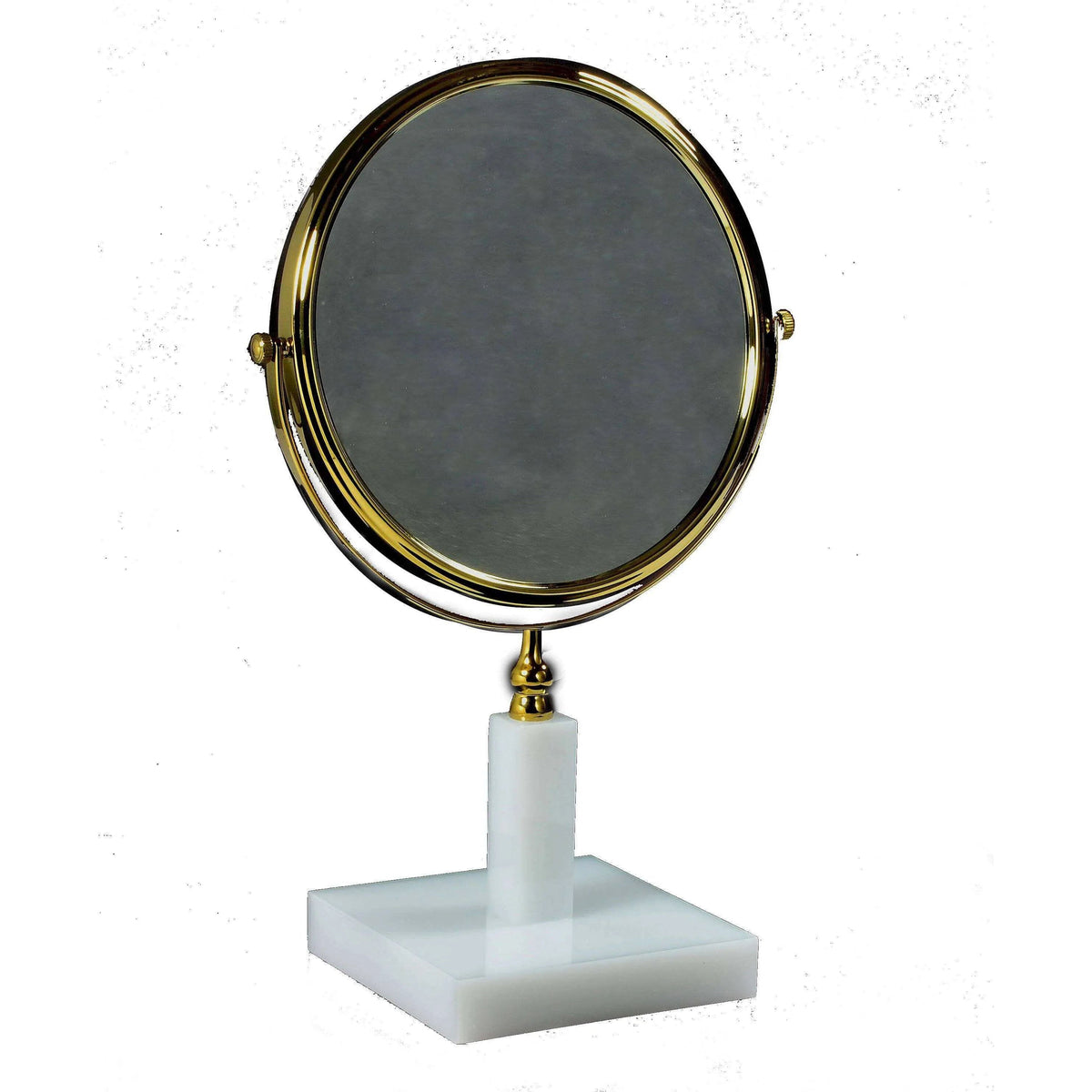 Mike + Ally - White 3X Magnifying Mirror - 31606 | Montreal Lighting & Hardware