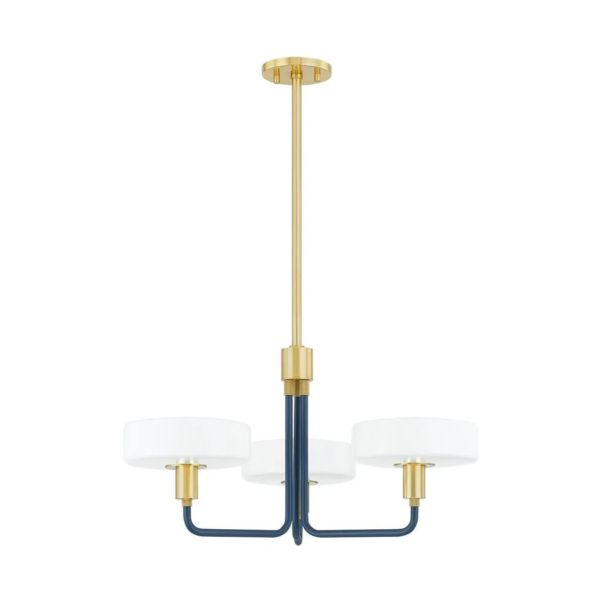 Mitzi - Aston Chandelier - H886803-AGB/SBL | Montreal Lighting & Hardware