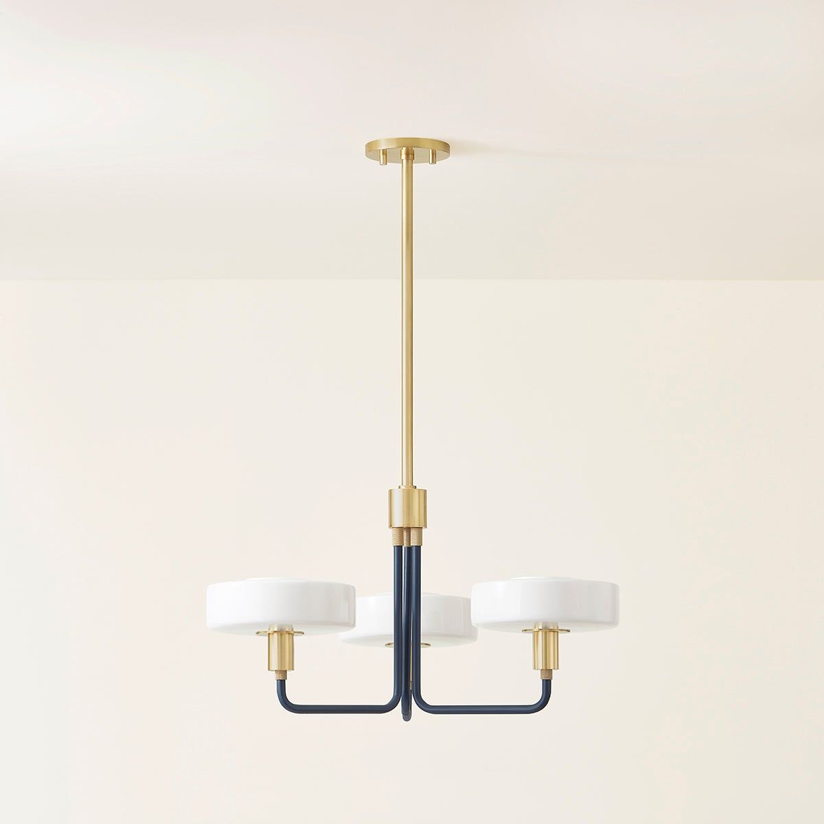 Mitzi - Aston Chandelier - H886803-AGB/SBL | Montreal Lighting & Hardware