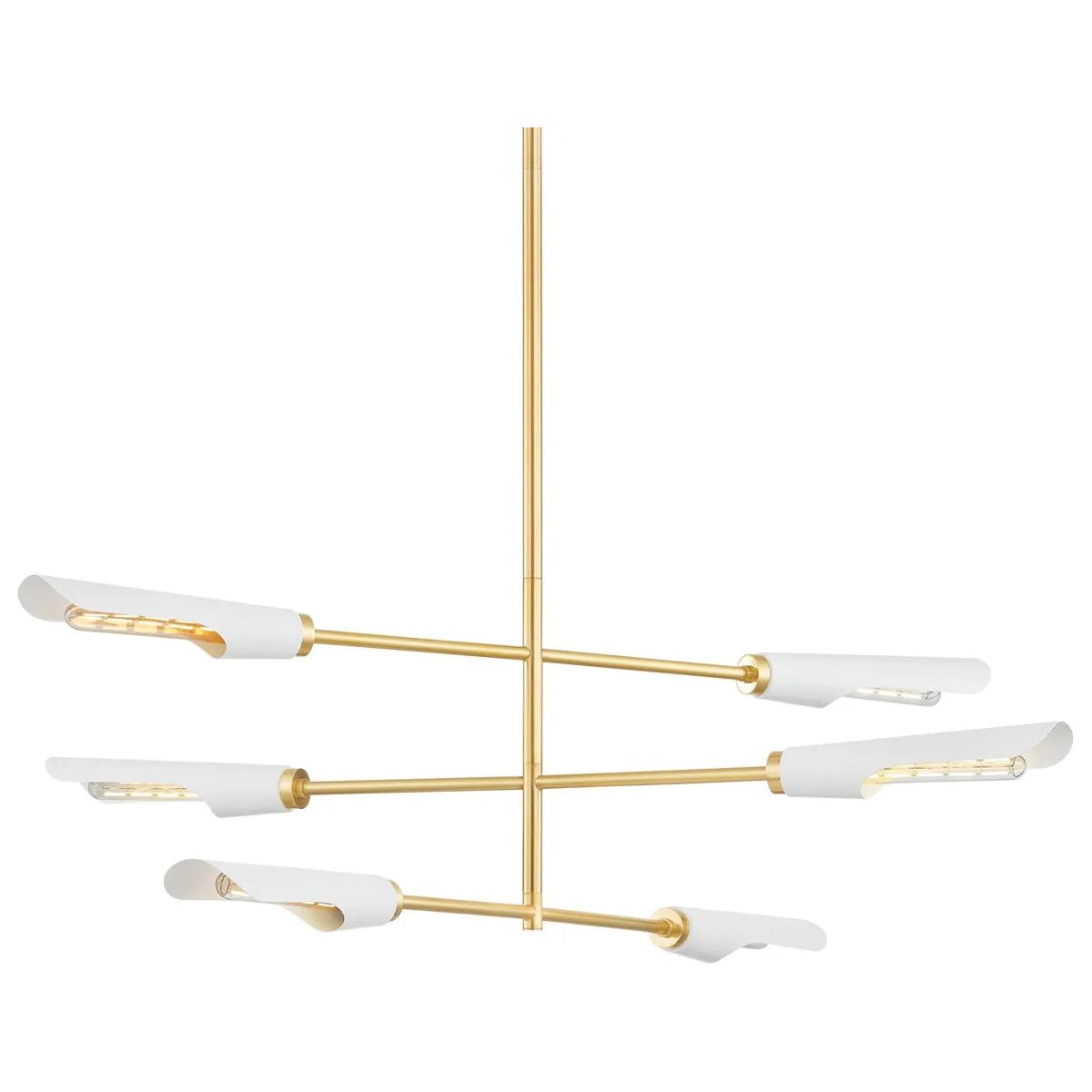 Mitzi - Harperrose Chandelier - H828806-AGB/SWH | Montreal Lighting & Hardware