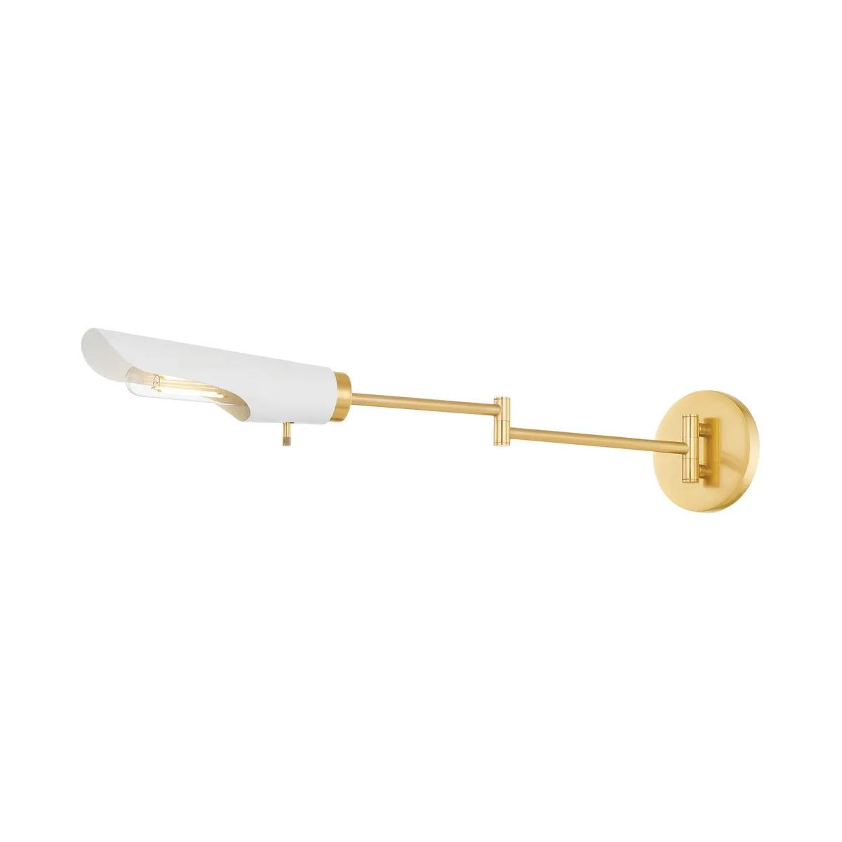 Mitzi - Harperrose Wall Sconce - H828101-AGB/SWH | Montreal Lighting & Hardware