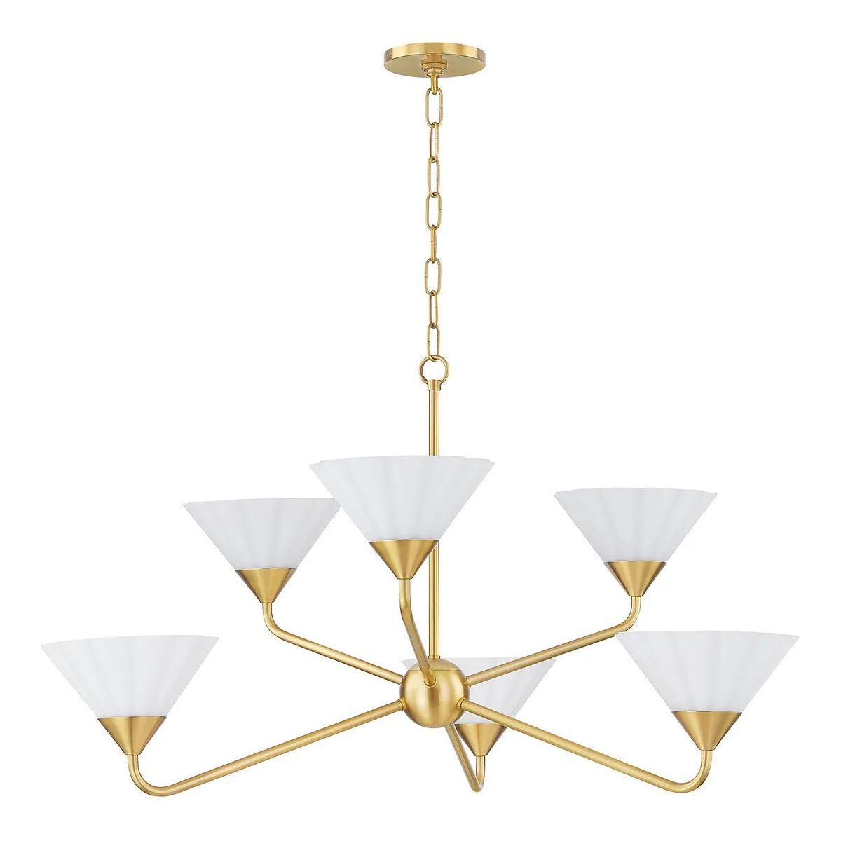 Mitzi - Kelsey Chandelier - H817806-AGB | Montreal Lighting & Hardware